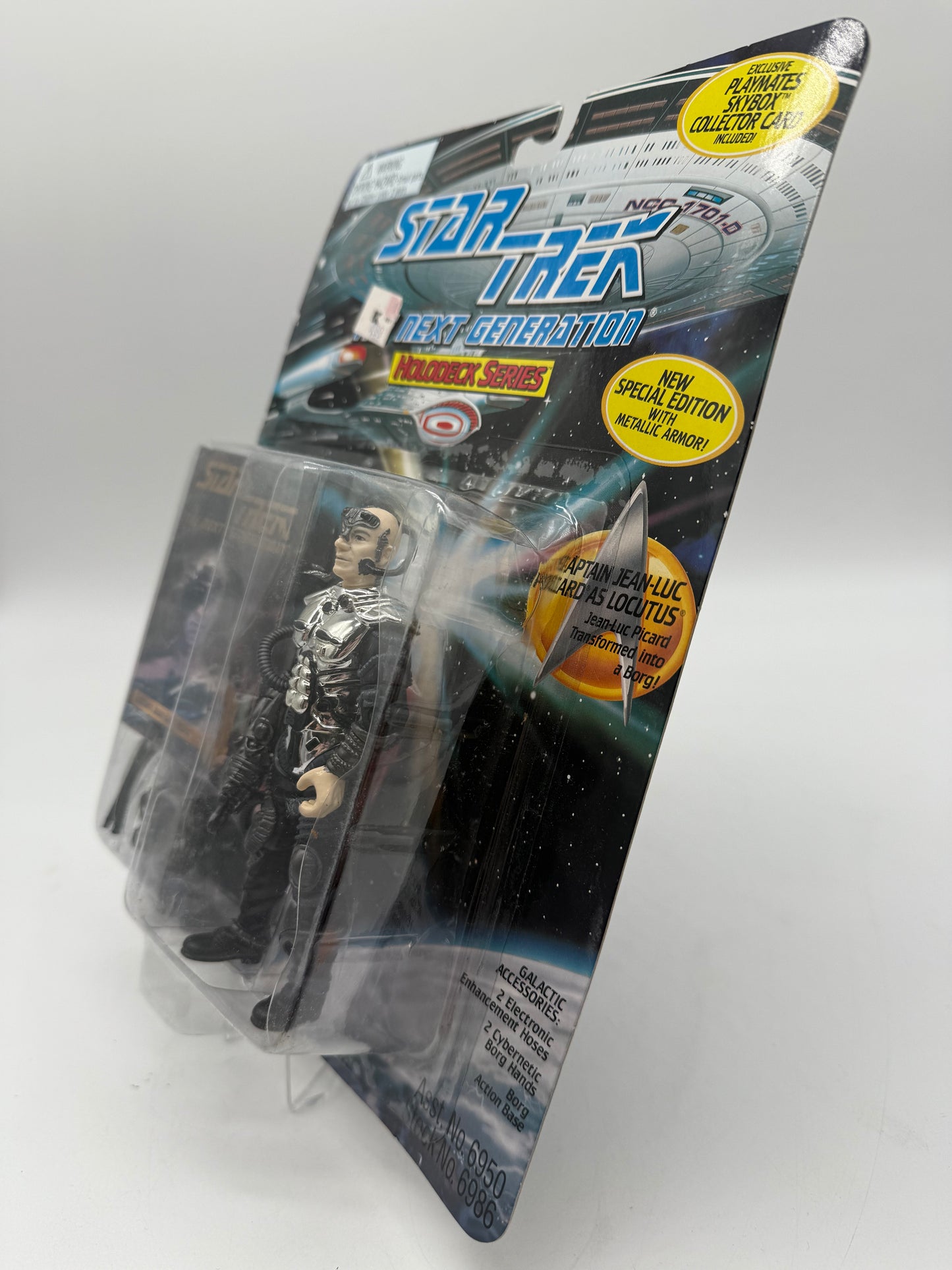 Playmates 1995 Star Trek Next Generation Captain Jean-Luc Picard Transformed into a Borg