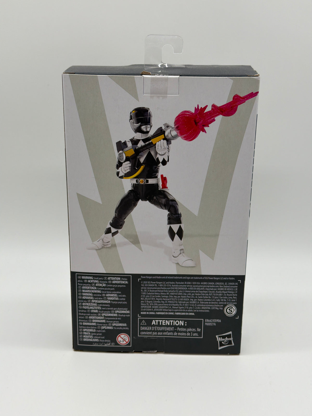 Hasbro 2020 Power Rangers Lightning Collection Mighty Morphin Black Ranger Action Figure