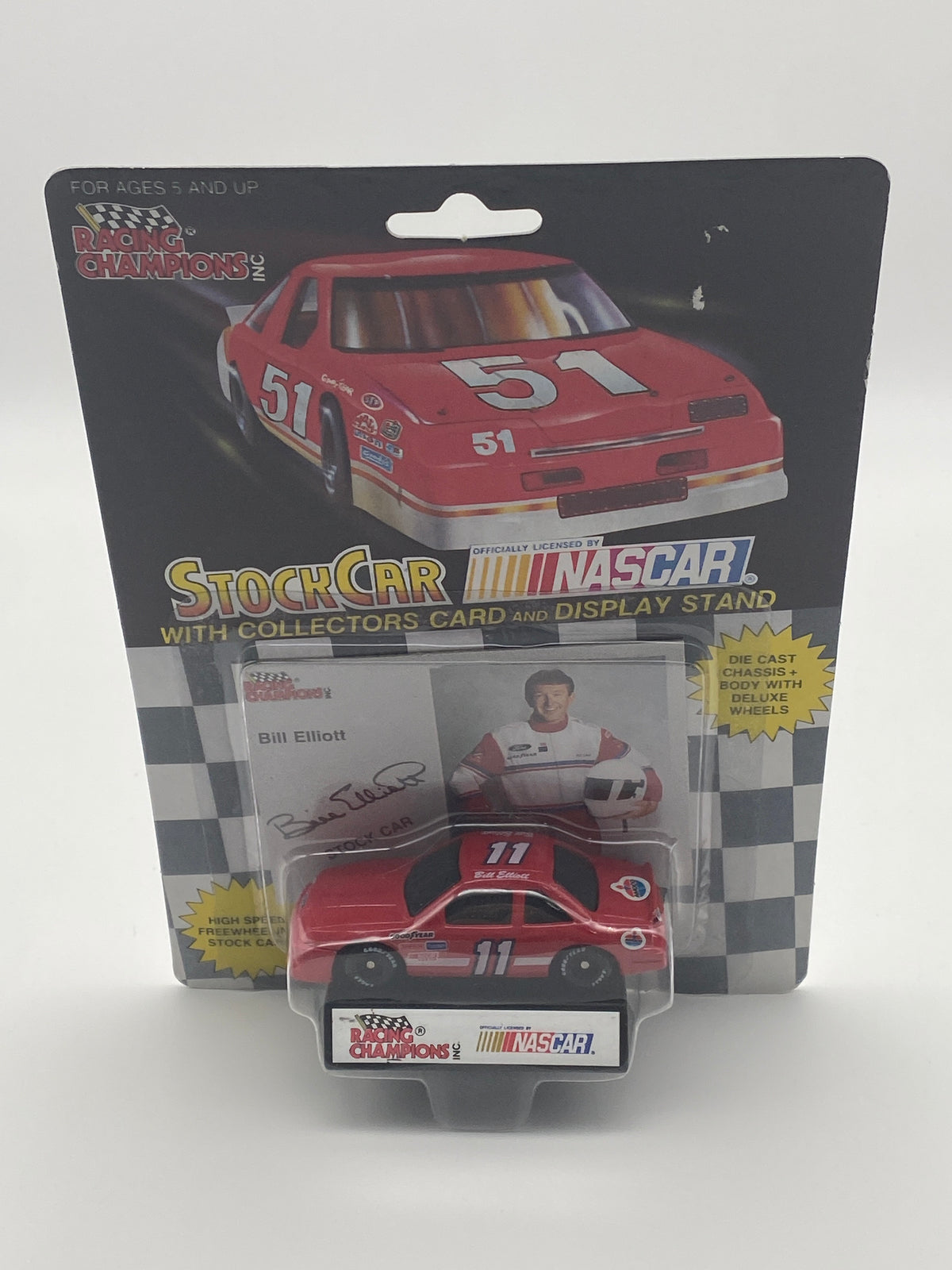 Racing Champions Nascar Stock Car 1991 Bill Elliot #11 1:64 Die-Cast Car, photo 1 of 5