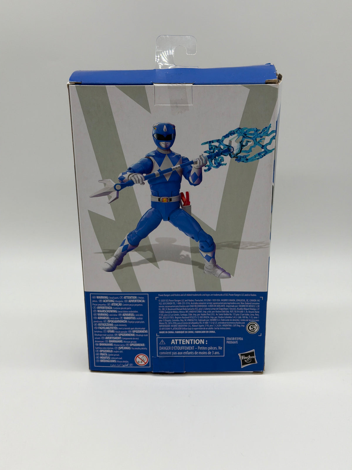 Hasbro 2020 Power Rangers Lightning Collection Mighty Morphin Blue Ranger Action Figure
