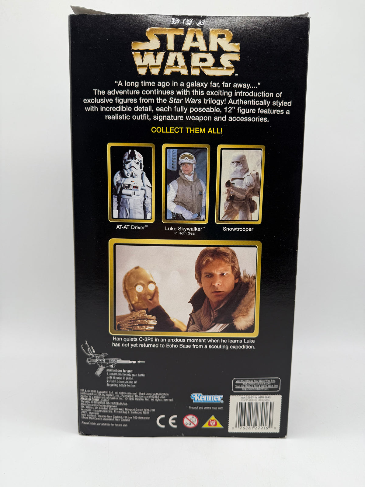Hasbro 1998 Star Wars Action Collection Han Solo in Hoth Gear, photo 5 of 8