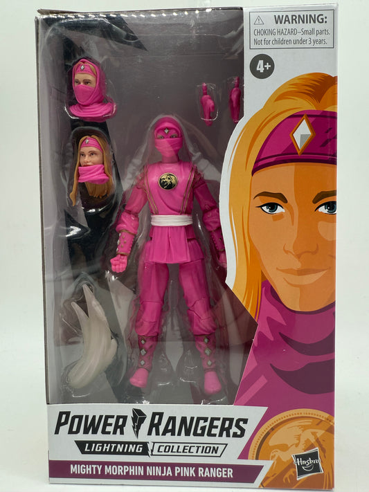 Power Ranger Lightning Mighty Morphin Ninja Pink Ranger 2021 Hasbro