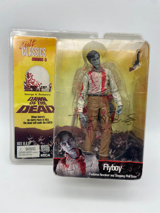 NECA Cult Classics Series 3 George Romero Dawn of the Dead FLYBOY Figure New Signed