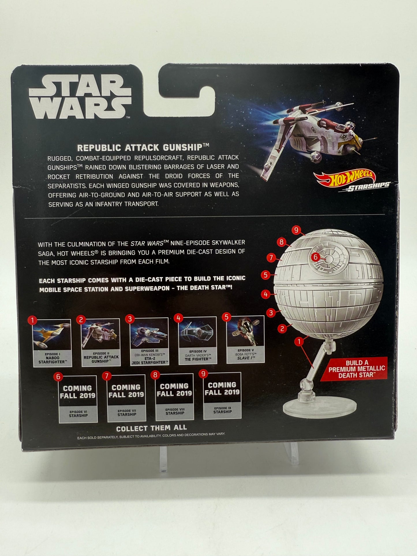 Mattel 2018 Hot Wheels Star Wars Attack Of The Clones Republic Attack Gunship