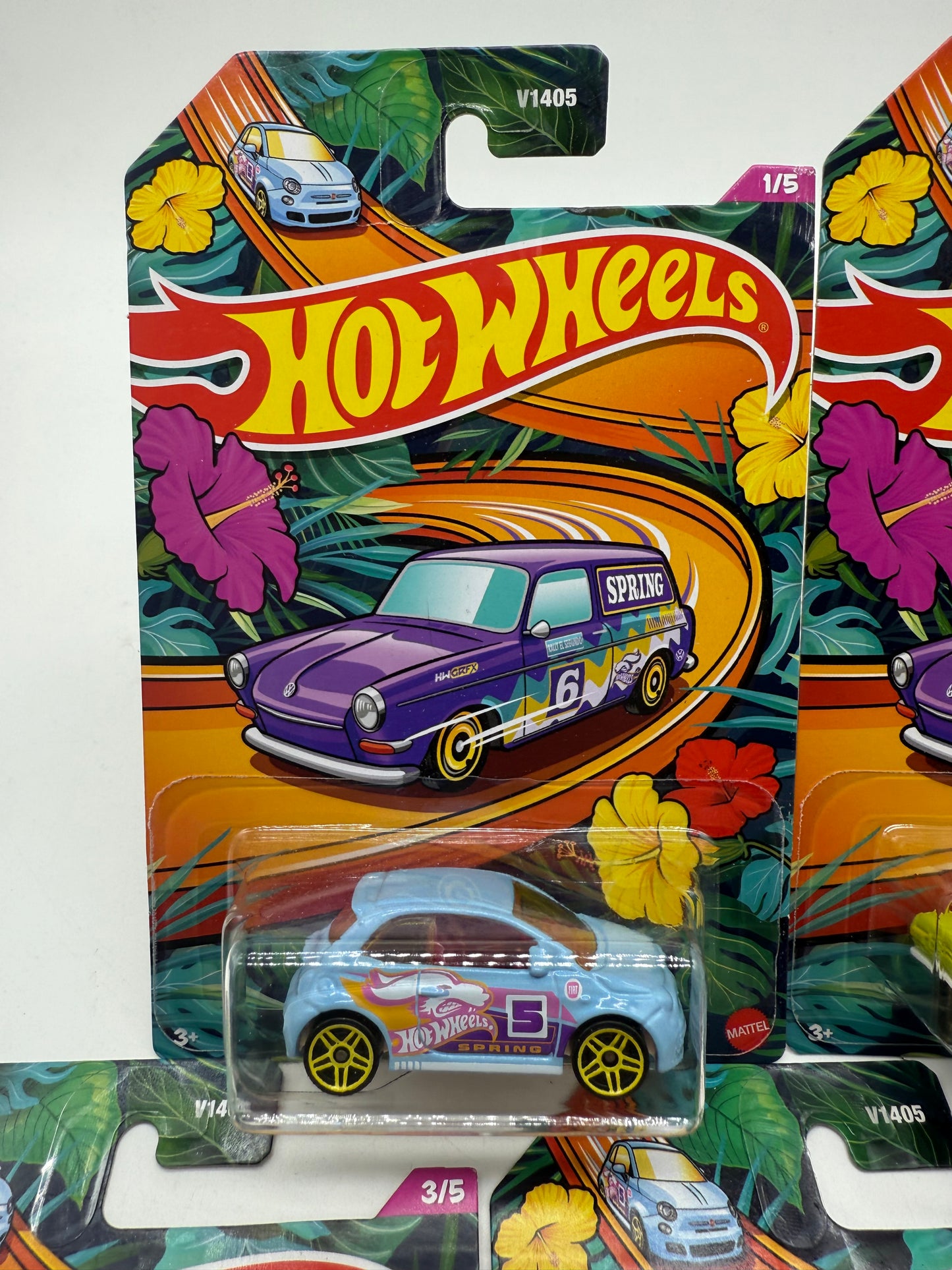 Hot Wheels Spring 5 Car Set 2023 Mattel
