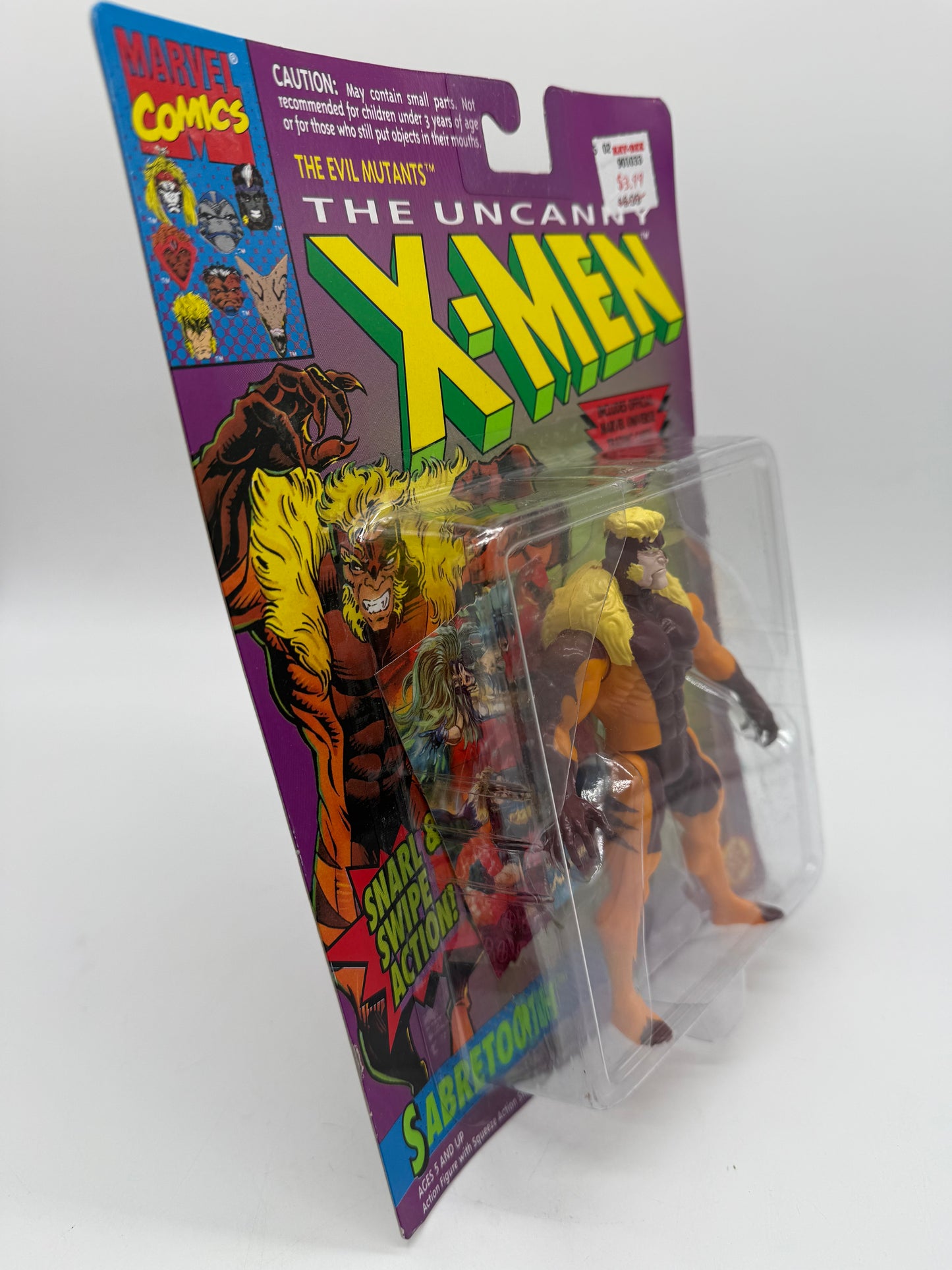 The Evil Mutants X-Men Sabretooth 1993 Marvel