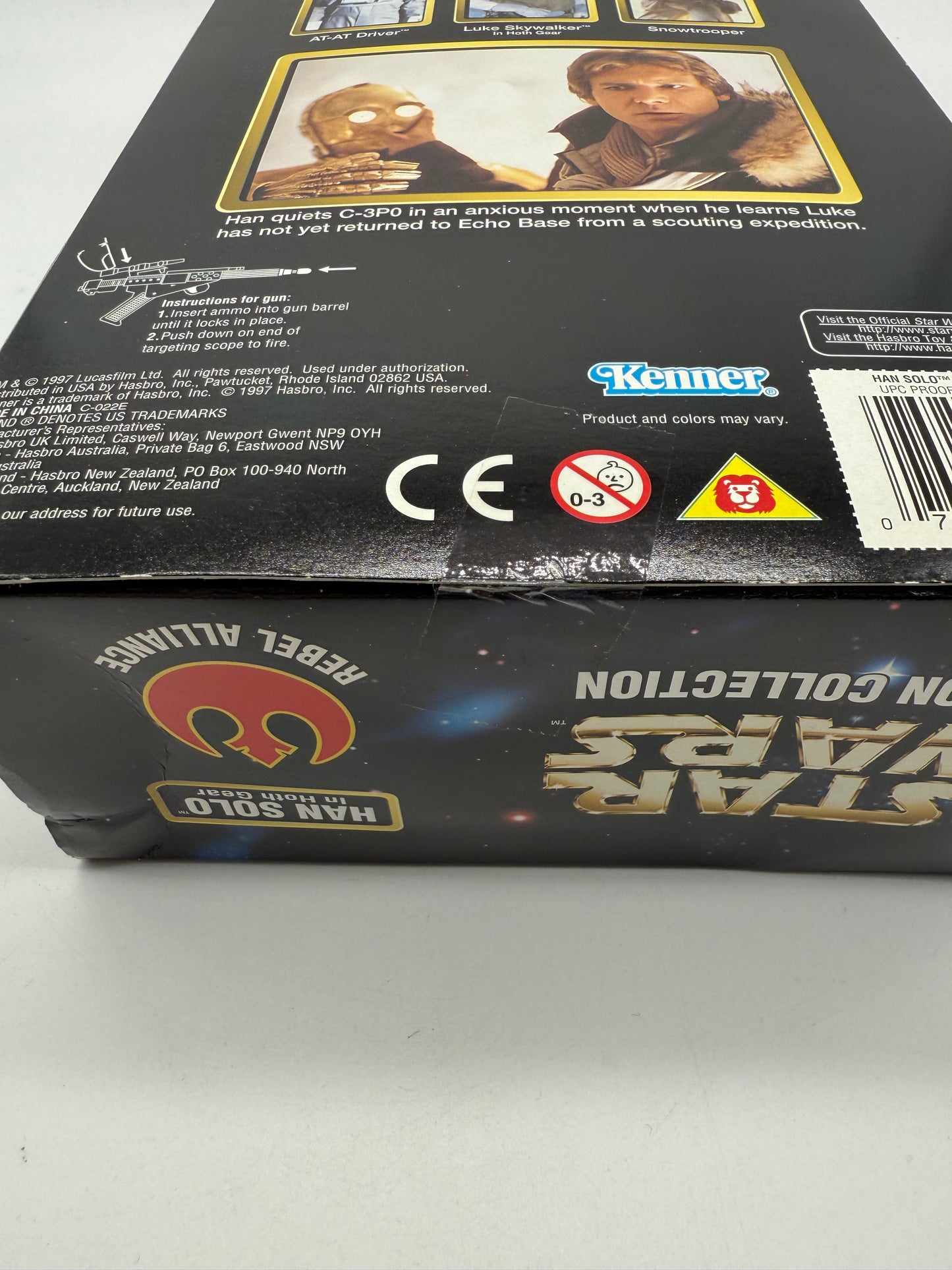 Hasbro 1998 Star Wars Action Collection Han Solo in Hoth Gear