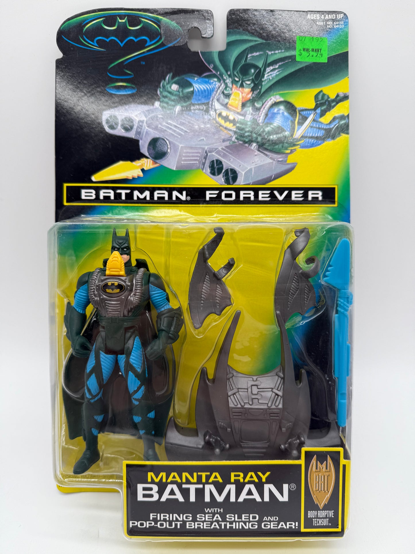 Kenner 1995 Batman Forever Manta Ray Batman