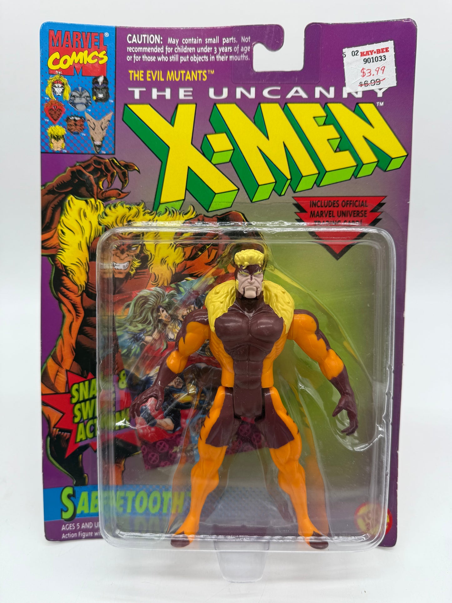 The Evil Mutants X-Men Sabretooth 1993 Marvel