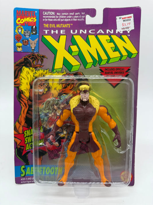 The Evil Mutants X-Men Sabretooth 1993 Toy Biz