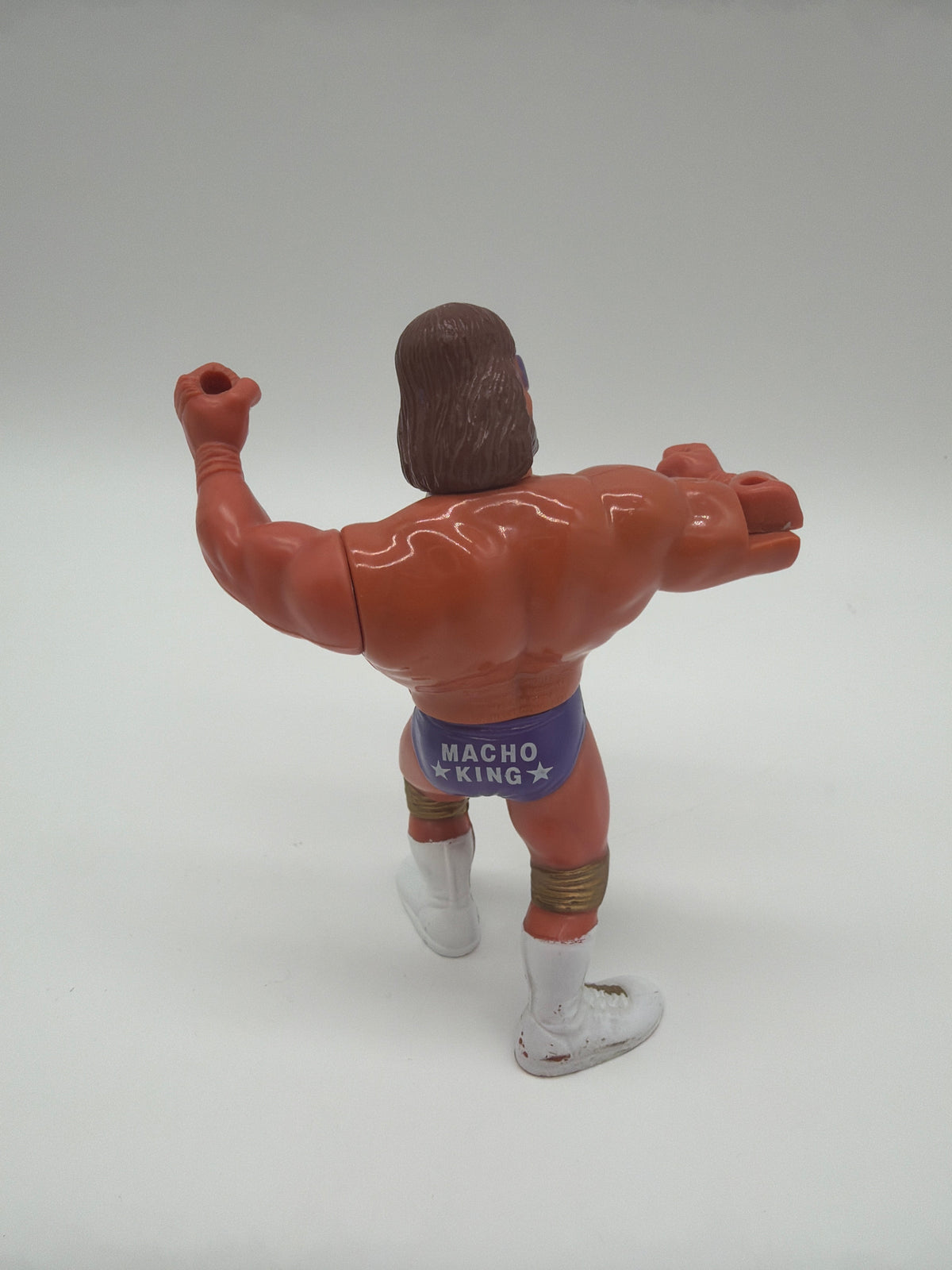Hasbro 1991 WWF Series 1 Macho Man Randy Savage King Action Figure, photo 3 of 4