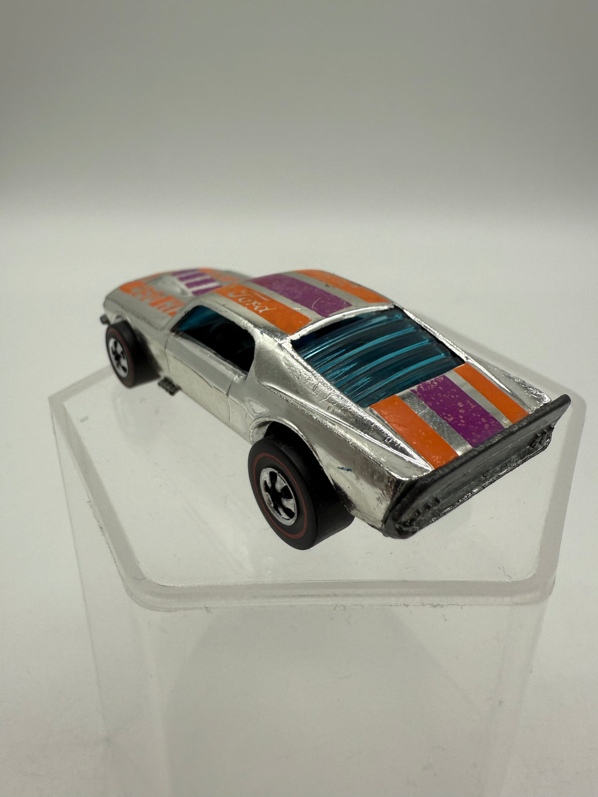 Hot Wheels Vintage 1974 Redline Chrome Mustang Stoker Mattel, photo 8 of 12