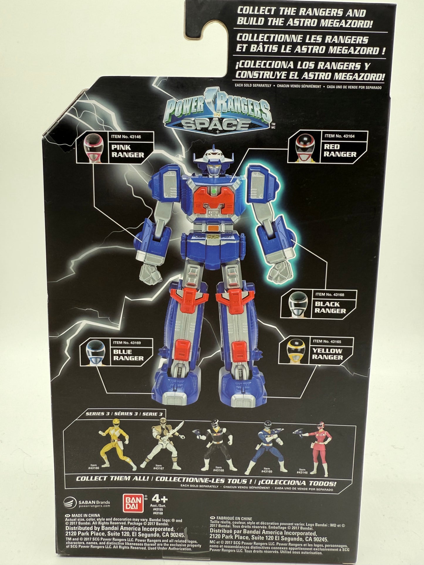 Saban's Power Rangers Black Ranger 2017 Bandai