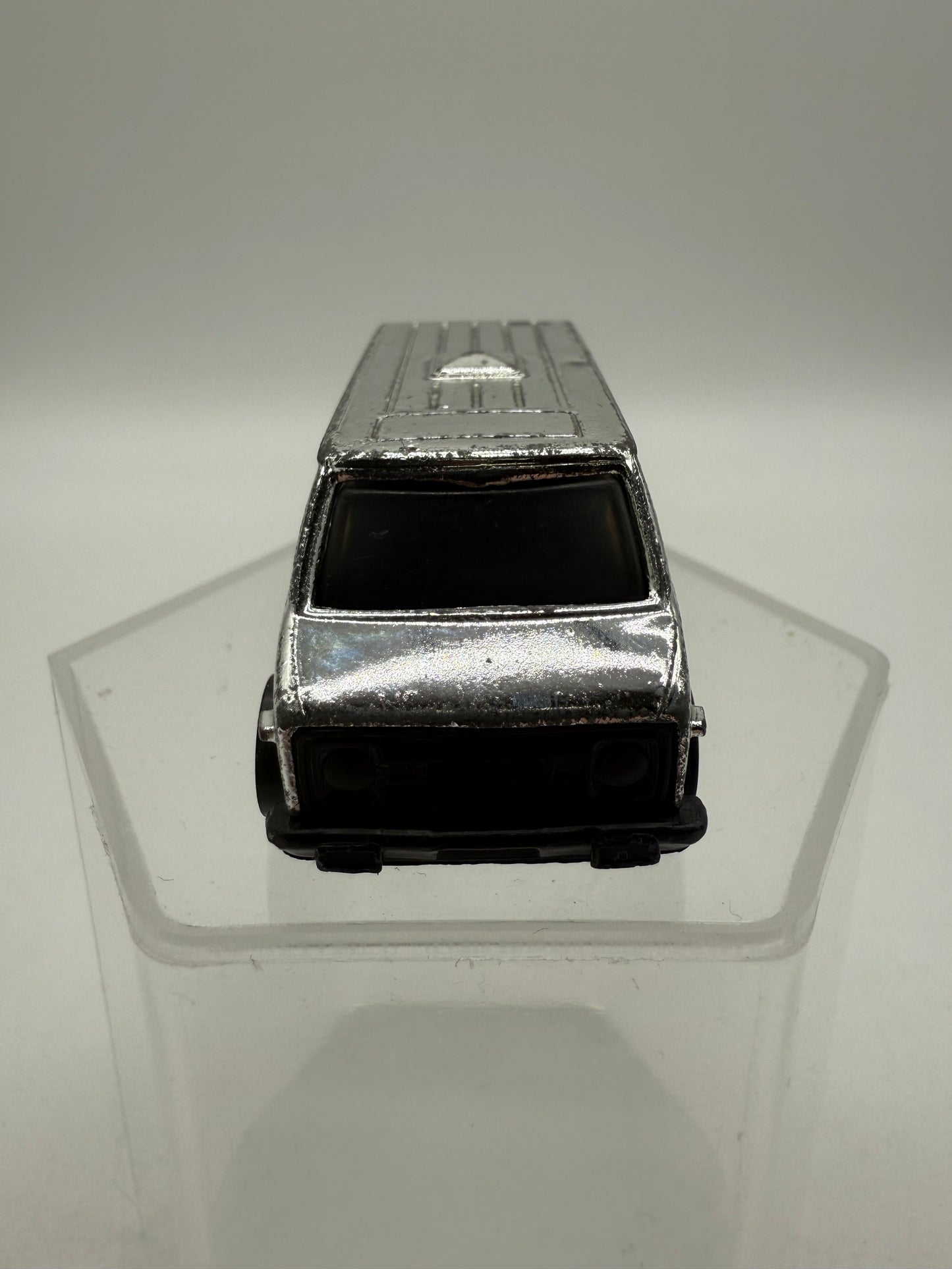Hot Wheels Vintage 1974 Redline Chrome Super Van With Flames Mattel