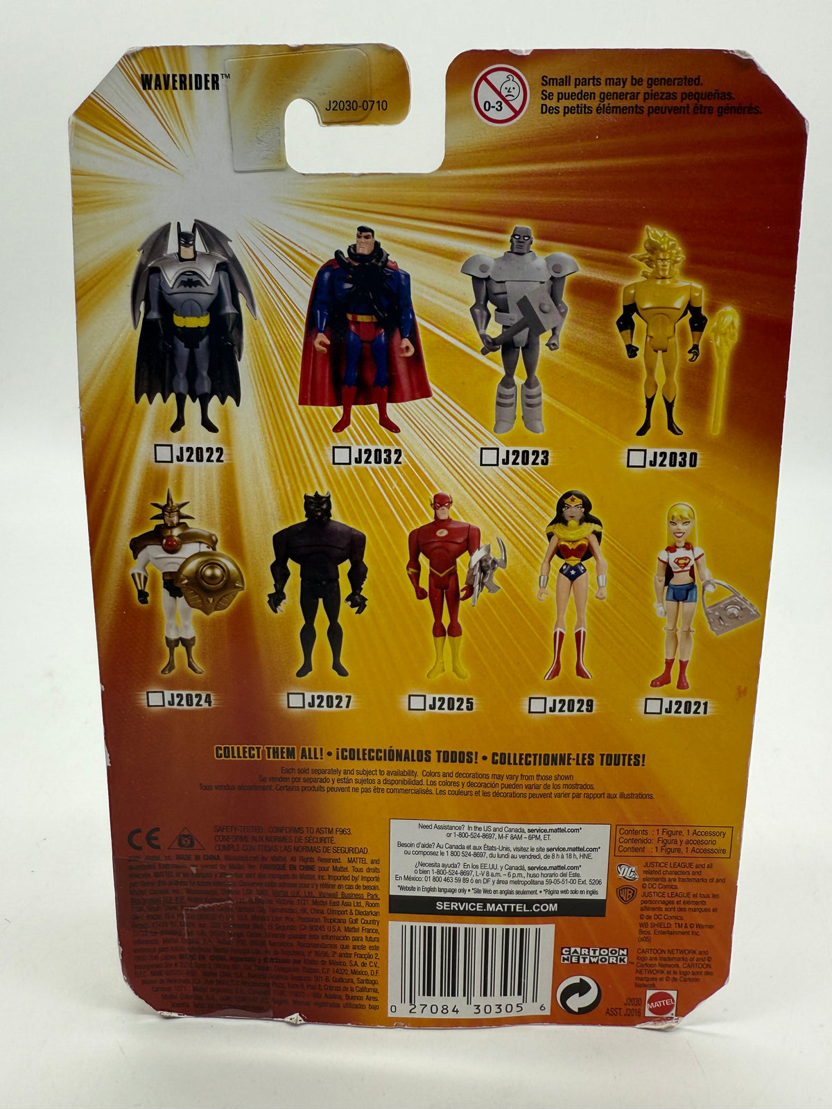 Mattel 2005 DC Super Heroes Justice League Unlimited Waverider, photo 2 of 3