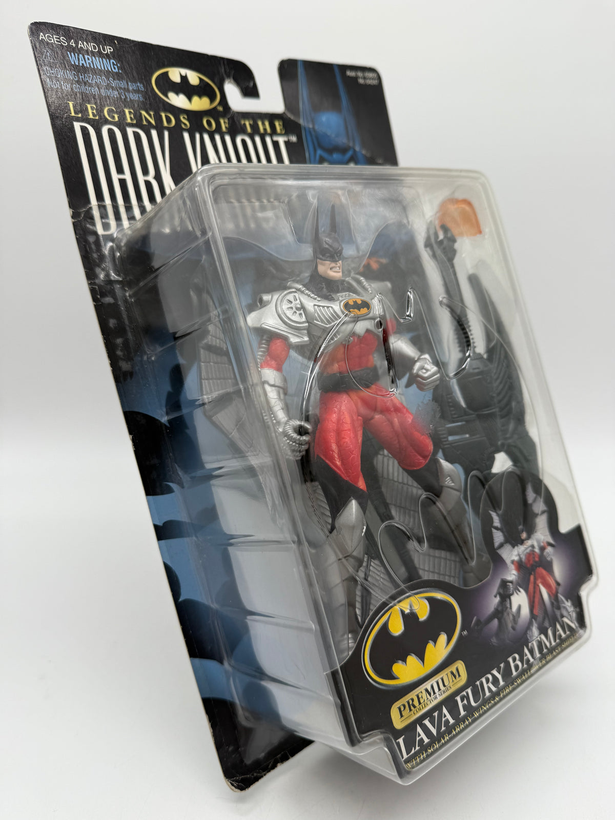 Hasbro 1998 Legends Of The Dark Knight Premium Collector Series Lava Fury Batman, photo 2 of 5