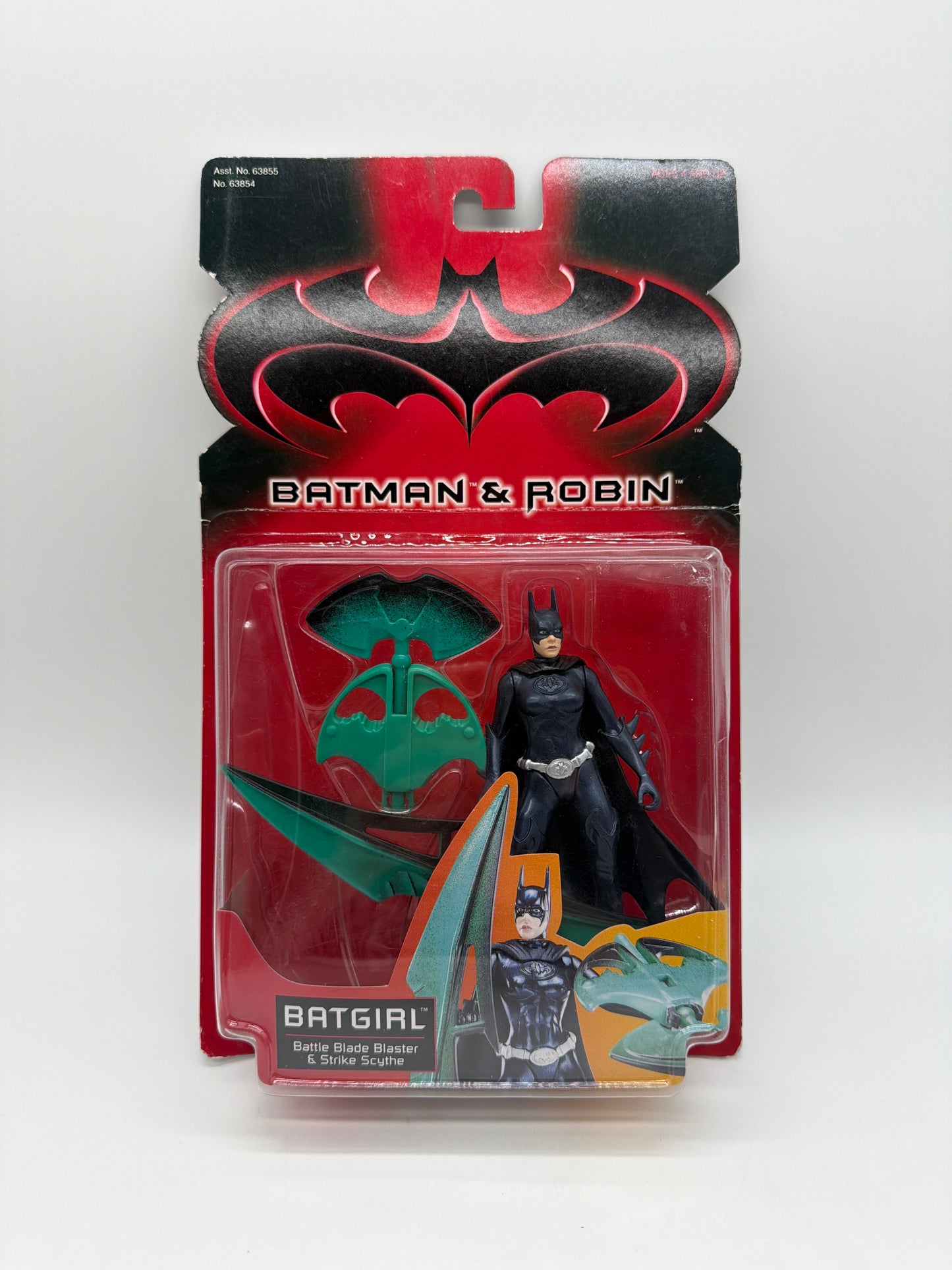 Hasbro 1997 Batman & Robin Batgirl (Battle Blade Blaster & Strike Scythe)