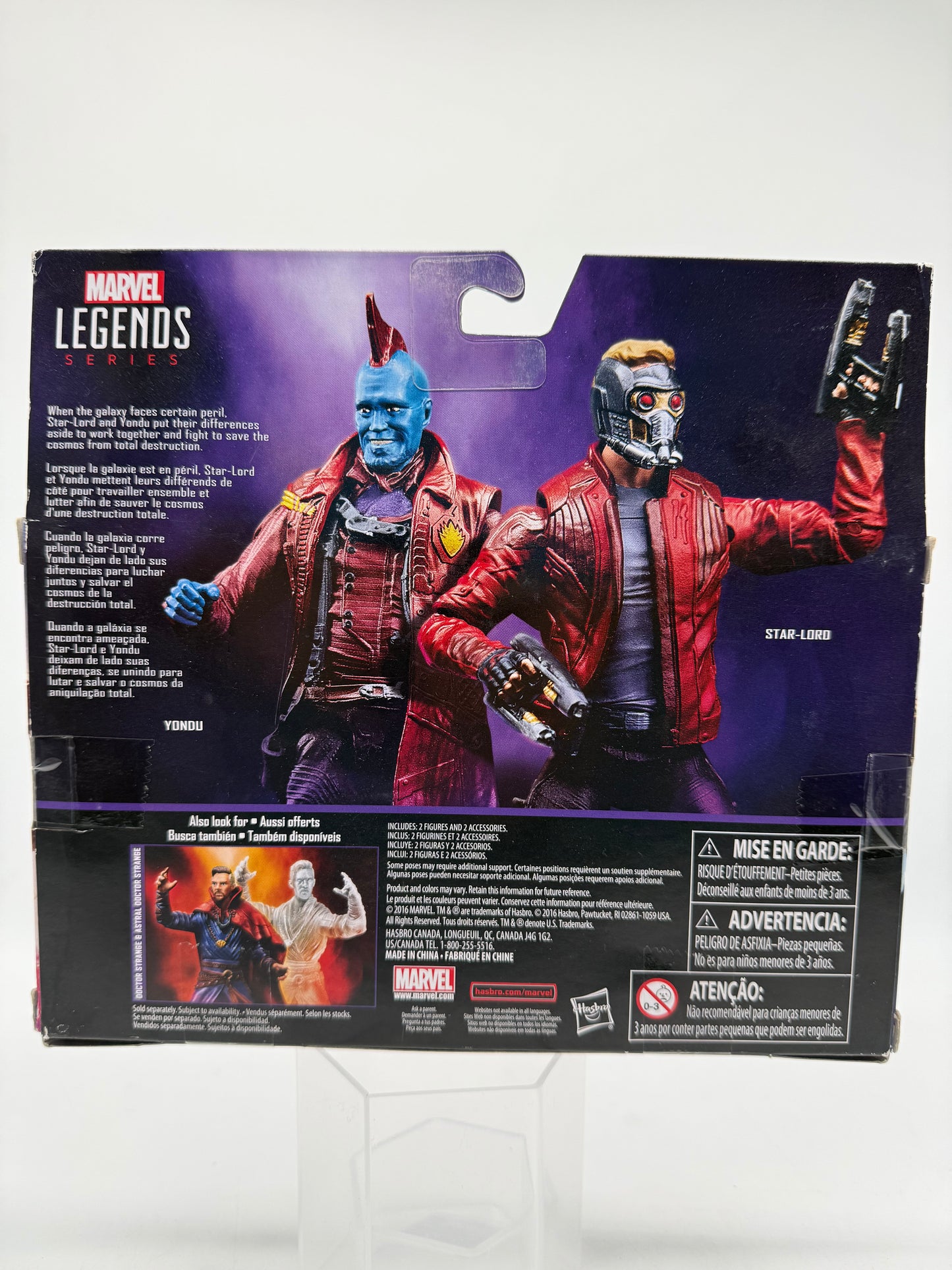 Marvel Guardians of The Galaxy Vol. 2 Yondu & Star-Lord 2016 Hasbro
