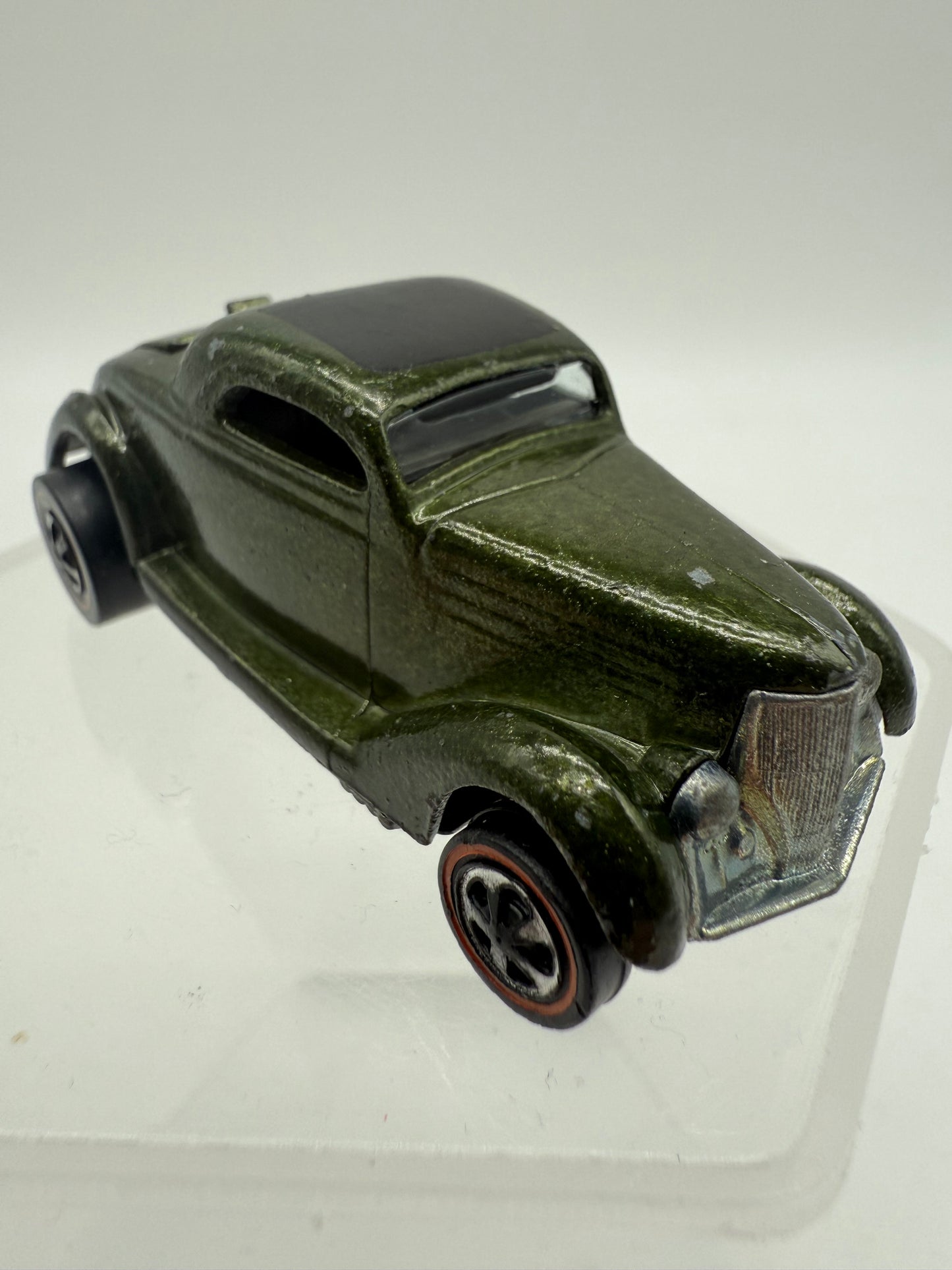 Hot Wheels Vintage Redline Classic 36 Ford Coupe (Dark Olive Green) 1969 Mattel