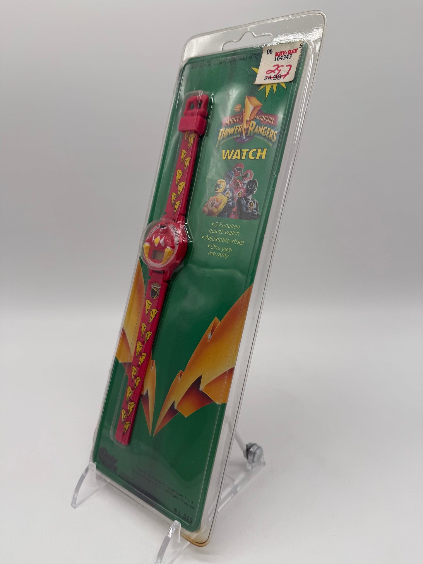 Saban Entertainment 1994 Mighty Morphin Power Rangers Watch