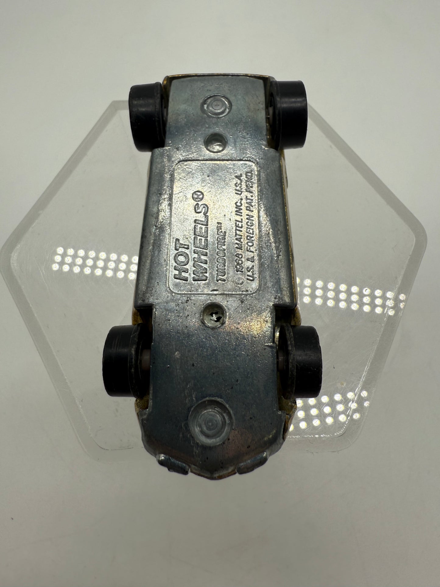 Hot Wheels Vintage 1968 Redline Turbofire Gold Loose