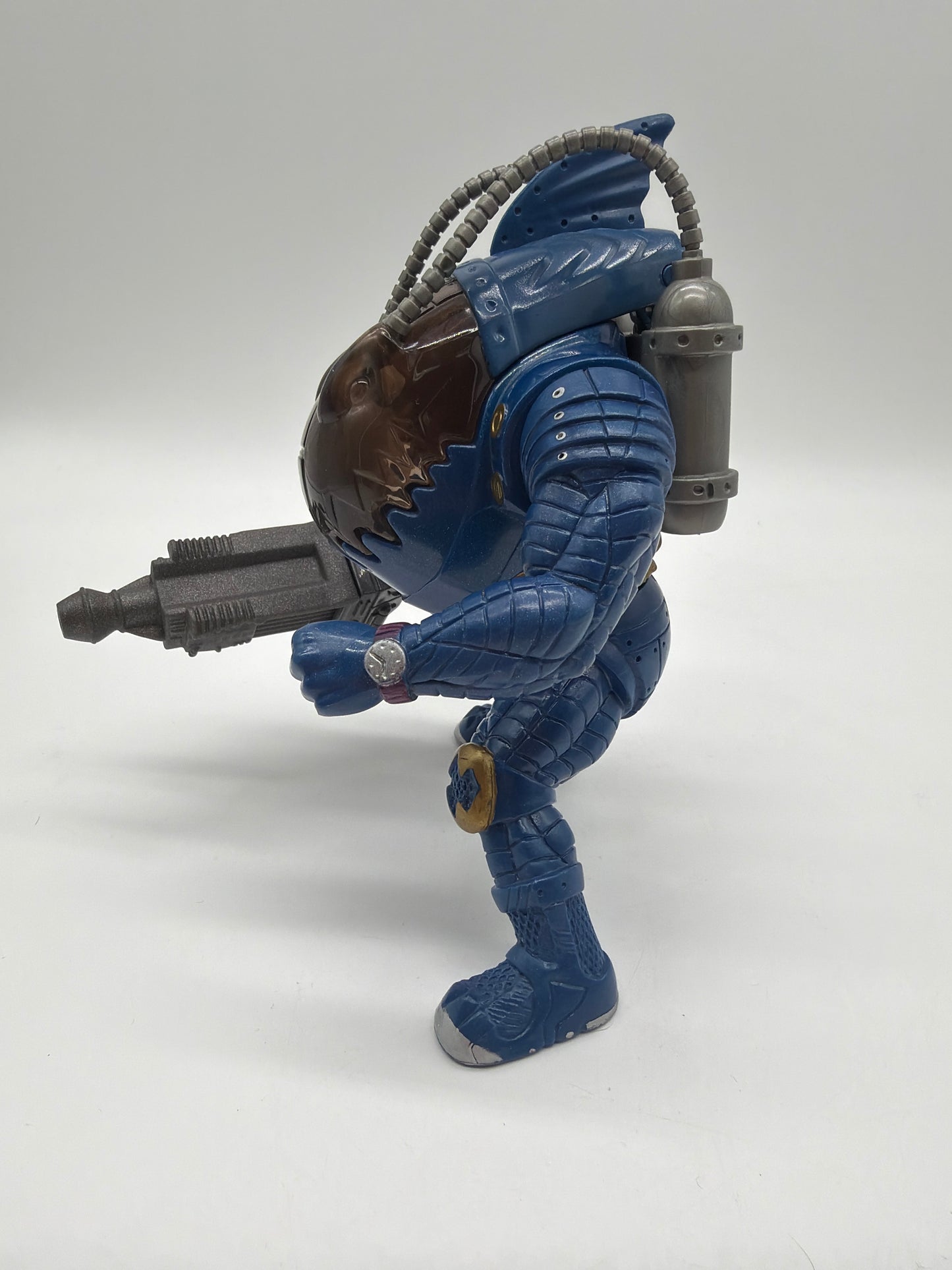 Mattel 1995 Street Sharks PowerBite Dr. Piranoid Action Figure