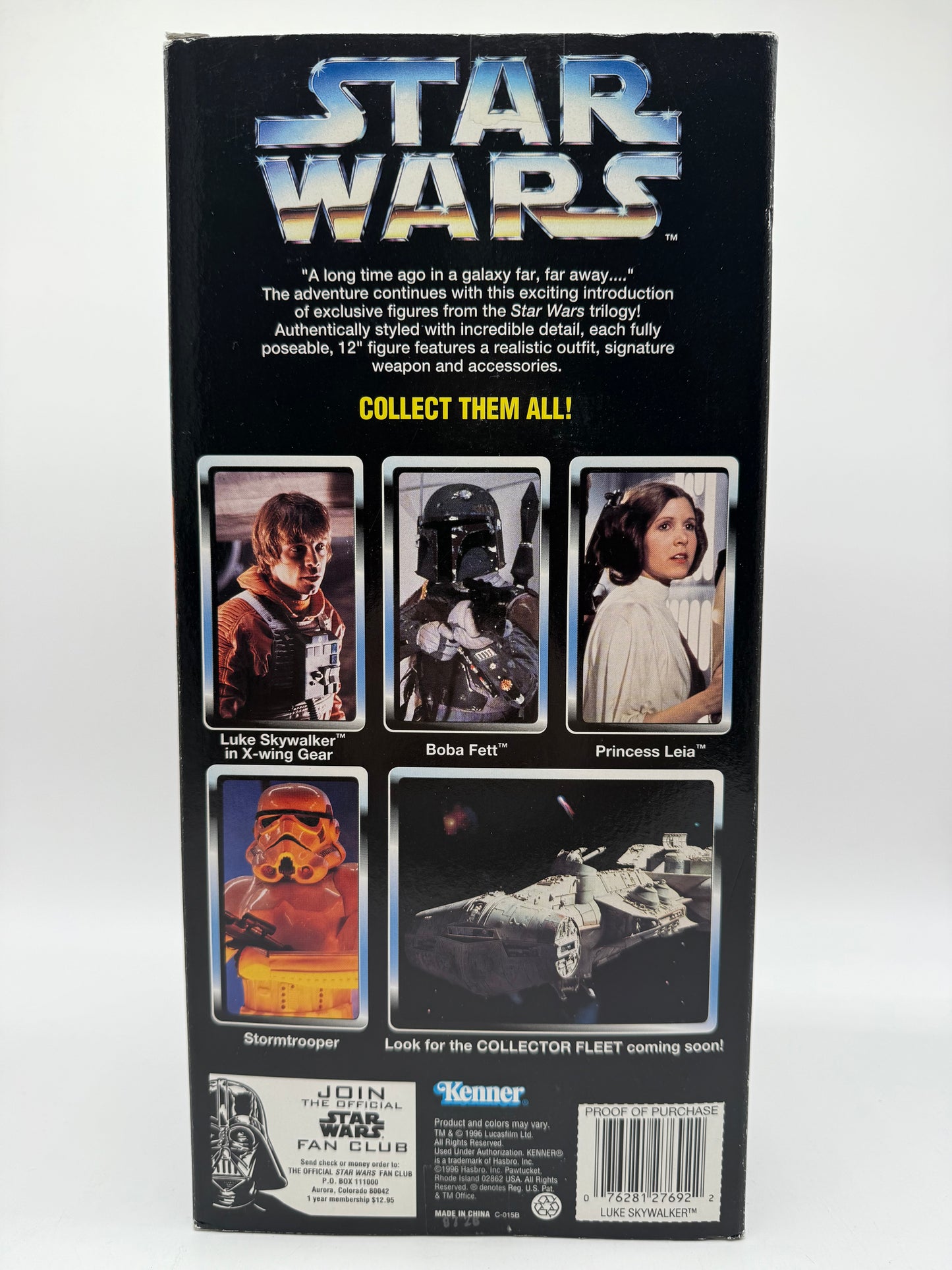 Hasbro 1996 Star Wars Collector Series Luke Skywalker in X-Wing Gear