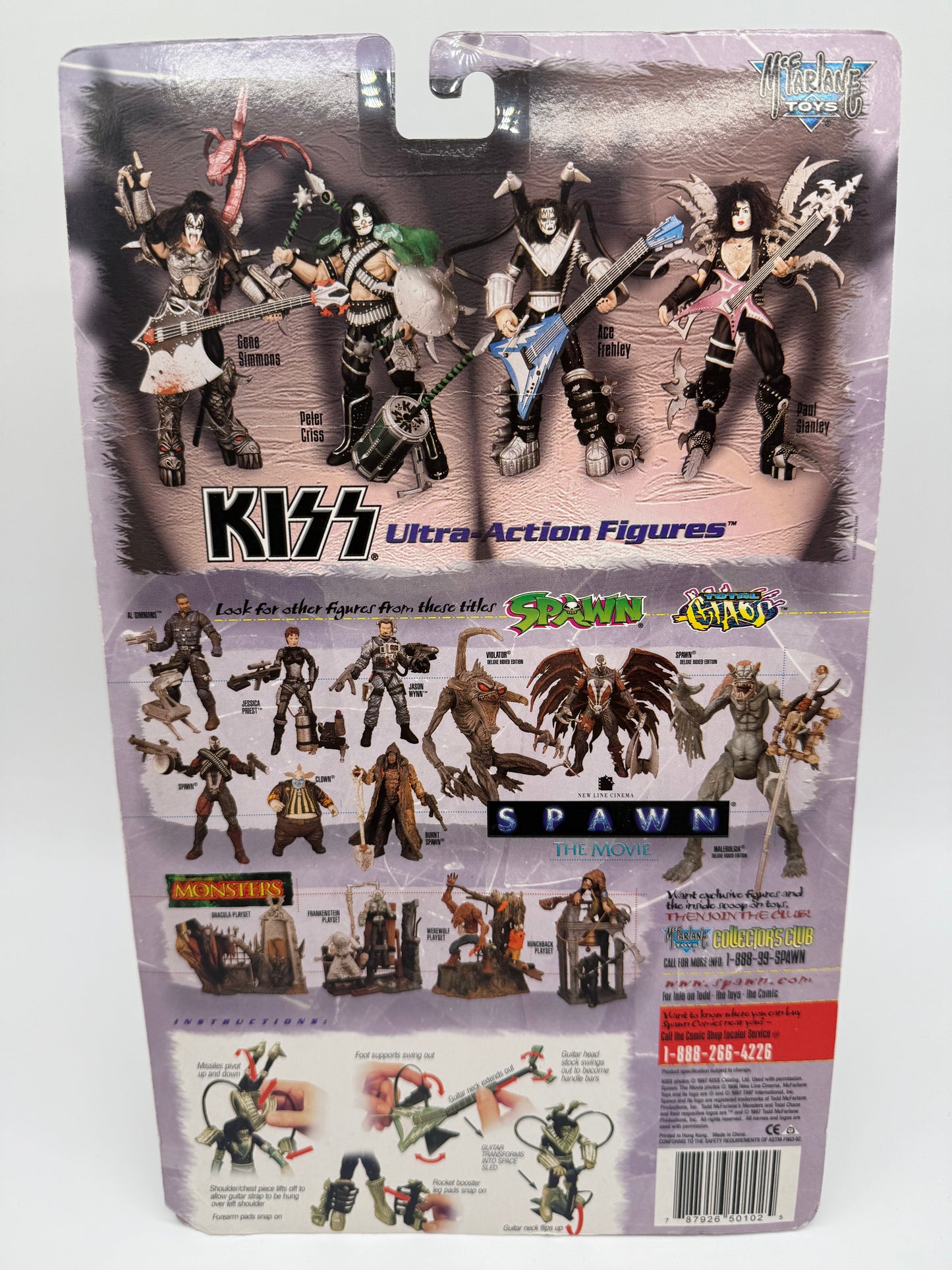 McFarlane Toys 1997 Kiss Ultra Action Figures Set