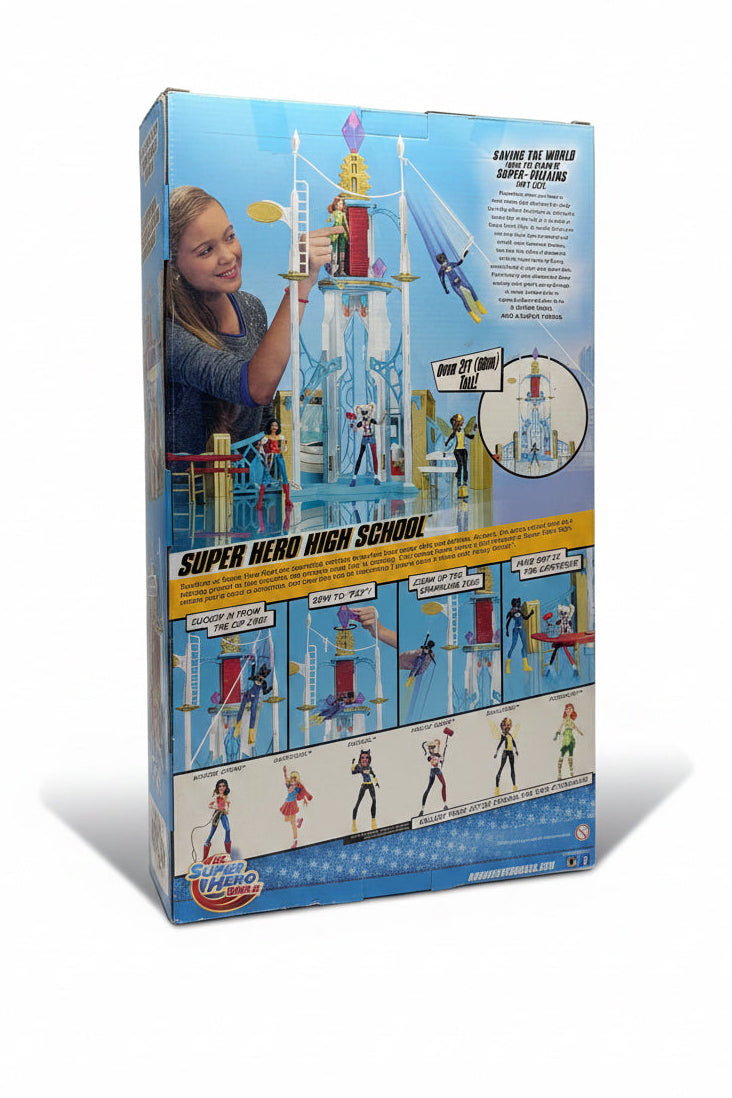 Mattel 2015 DC Super Hero Girls Super Hero High School Playset with Batgirl