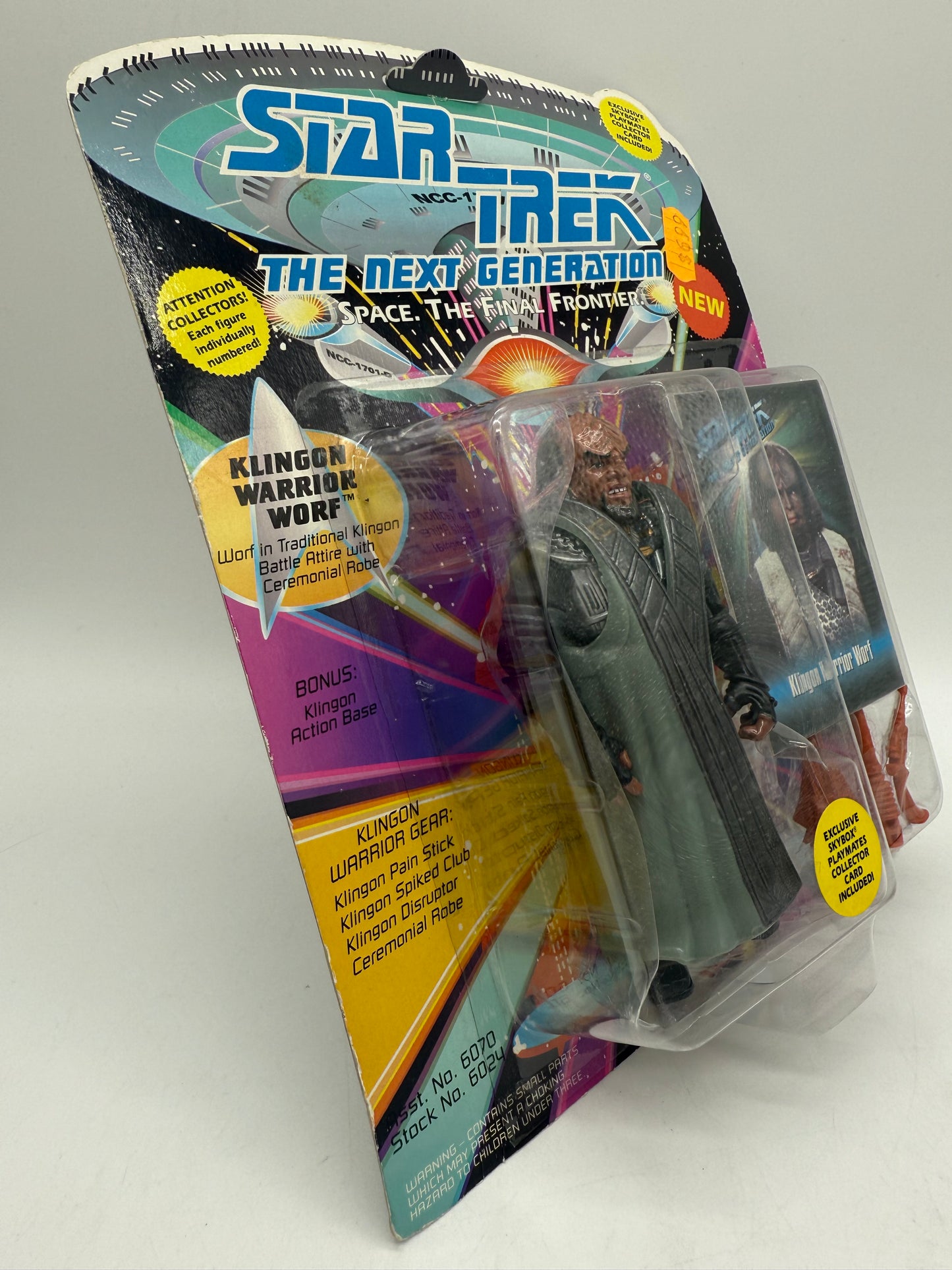 Playmates 1993 Star Trek Next Generation Klingon Warrior Worf