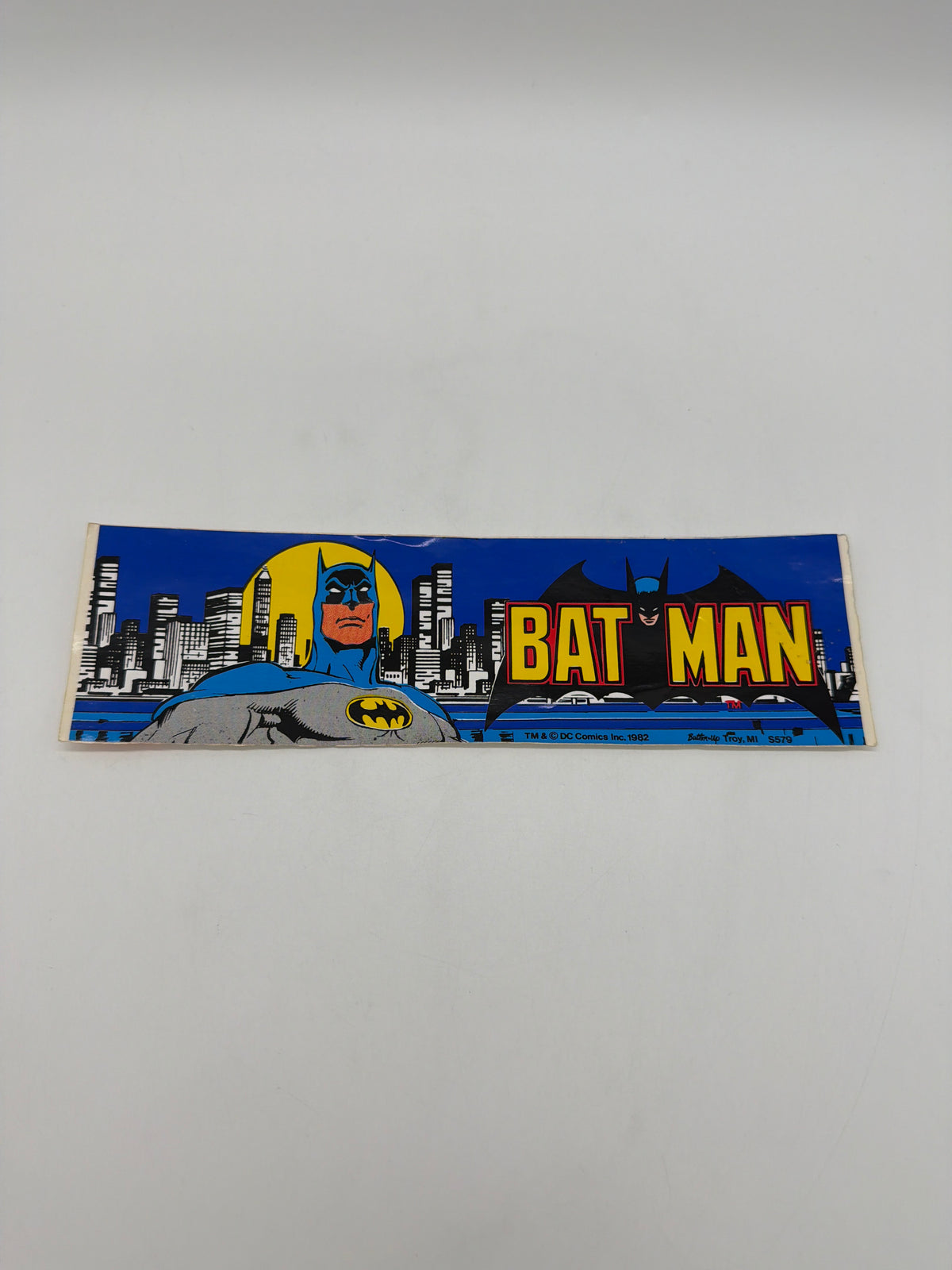 DC Comics 1982 Batman Bumper Sticker, photo 1 of 2
