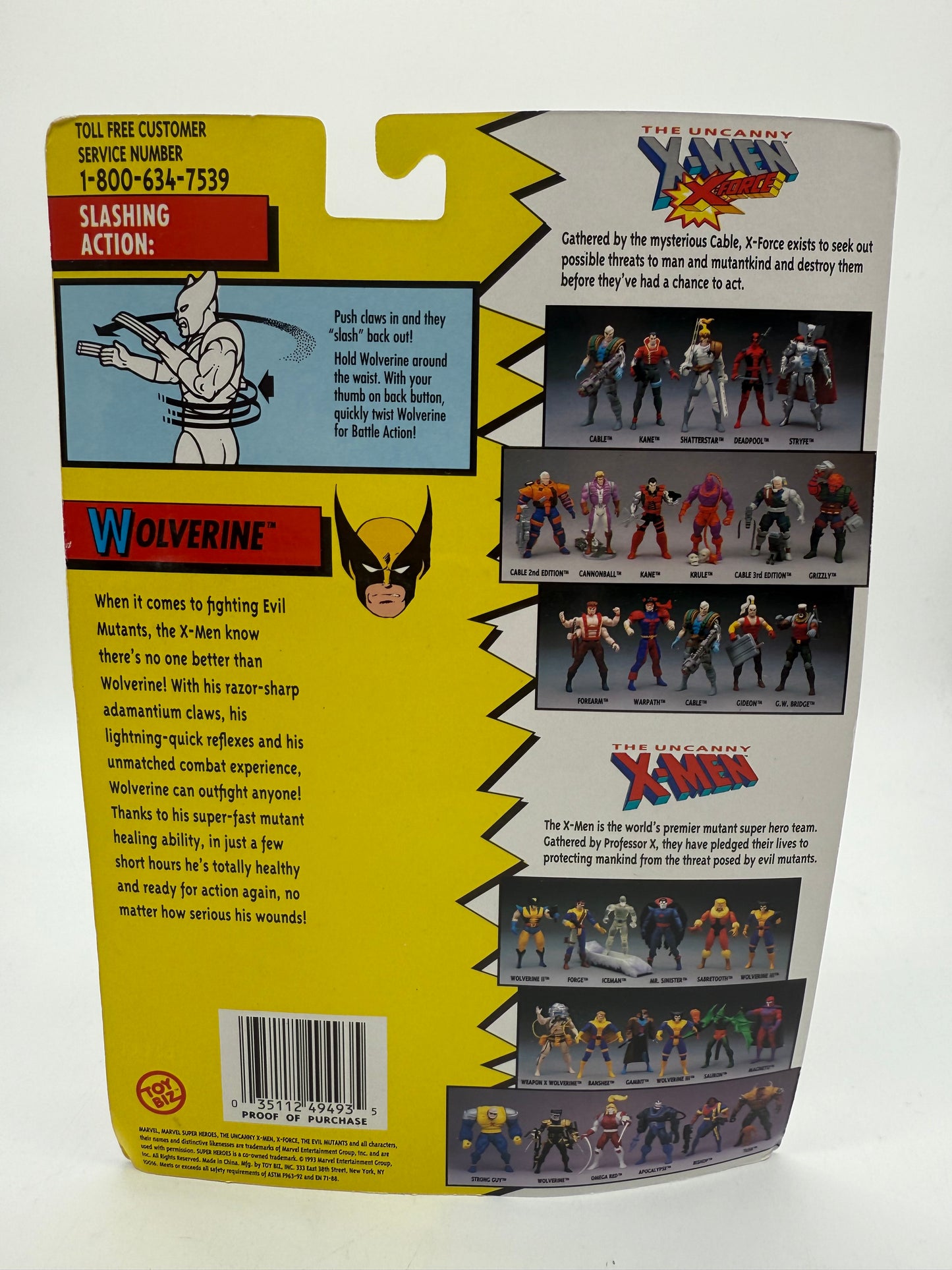The Uncanny X-Men Wolverine 1993 Marvel