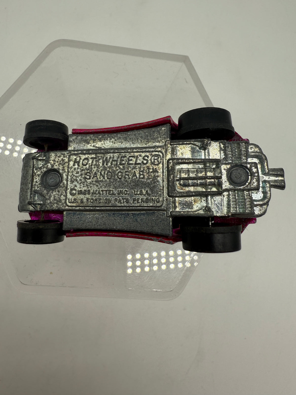 Hot Wheels Vintage Redline Sand Crab (Nuclear Pink) 1970 Mattel, photo 9 of 9