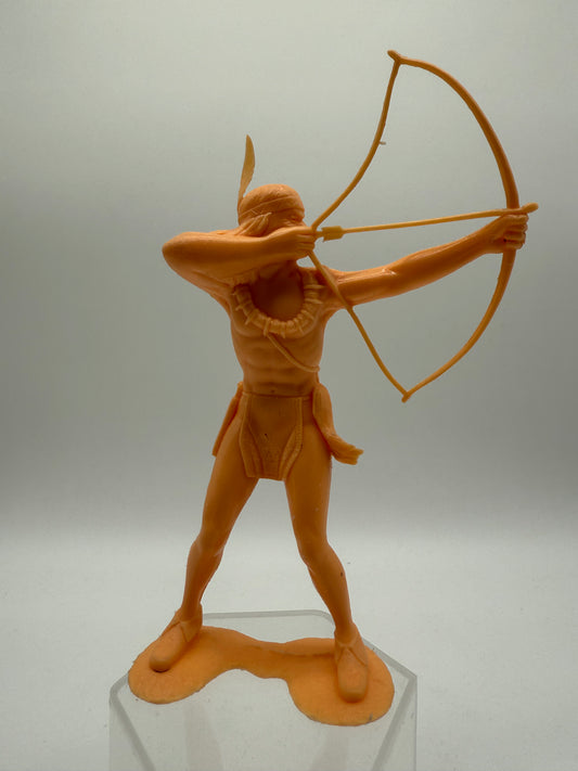 Vintage Plastic Native American Archer 1960s Louis Marx