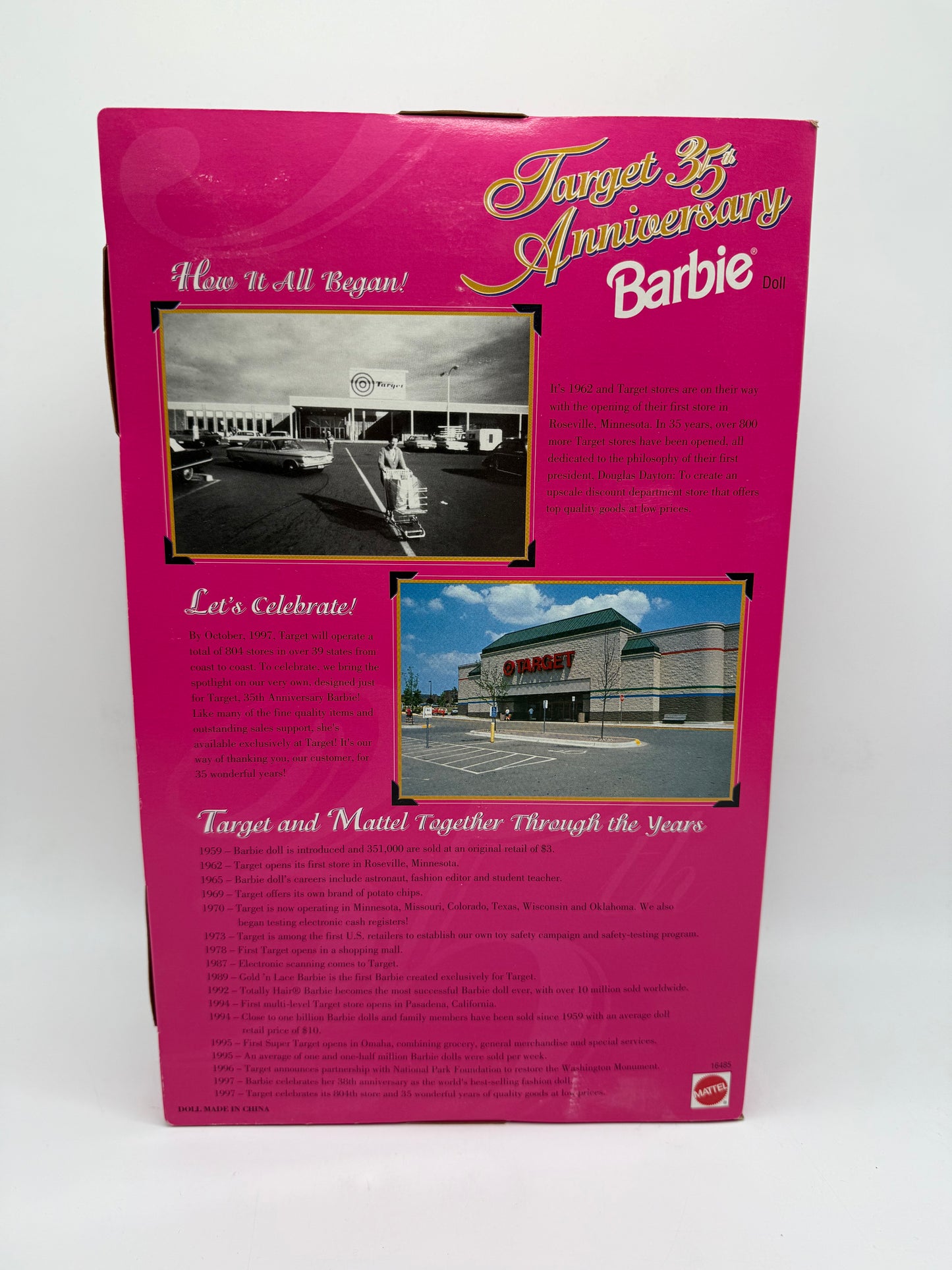 35th Target Anniversary Barbie 1994 Mattel
