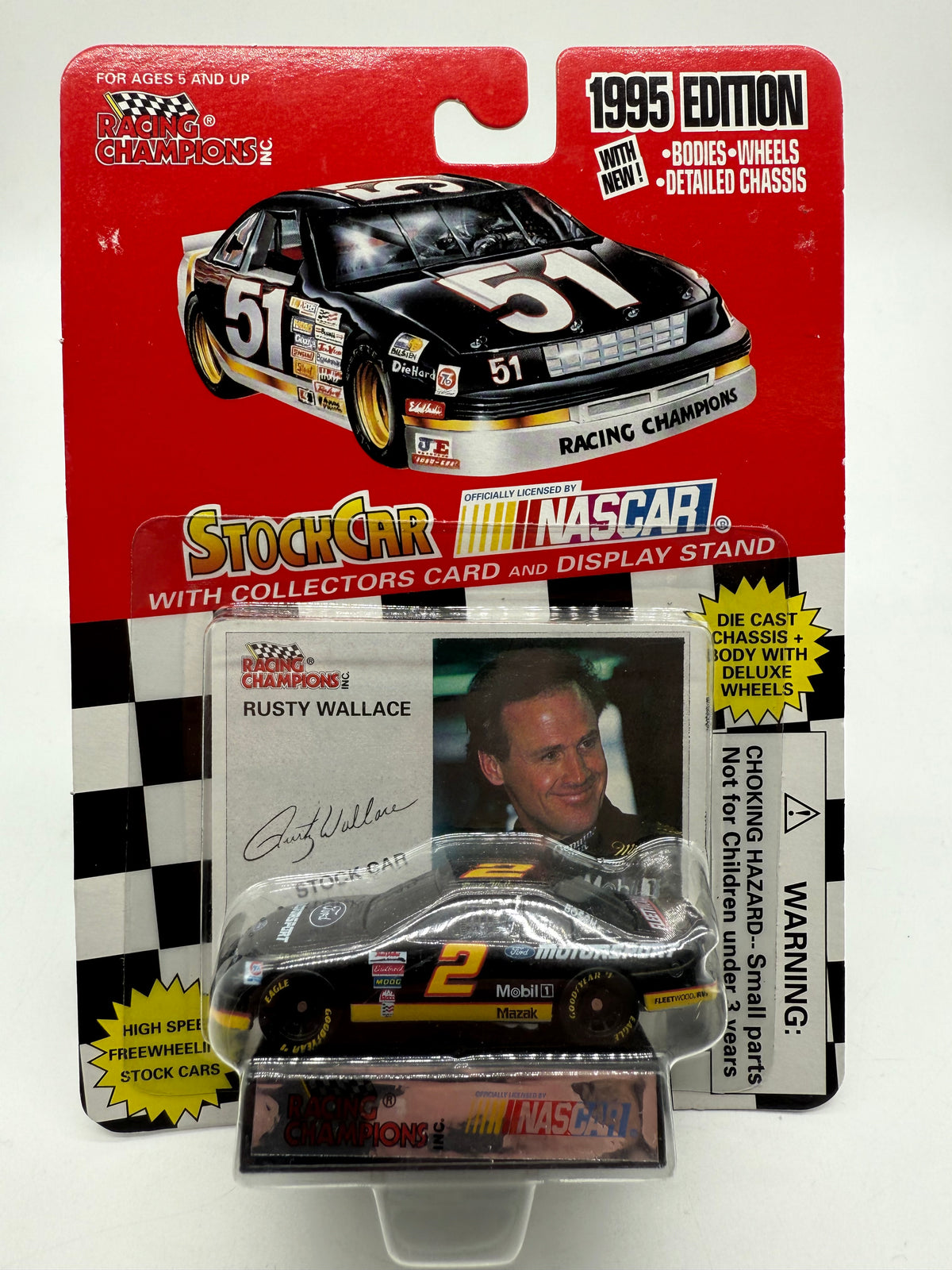 NASCAR Racing Champions Rusty Wallace 1995 Glen Ellyn, photo 1 of 3