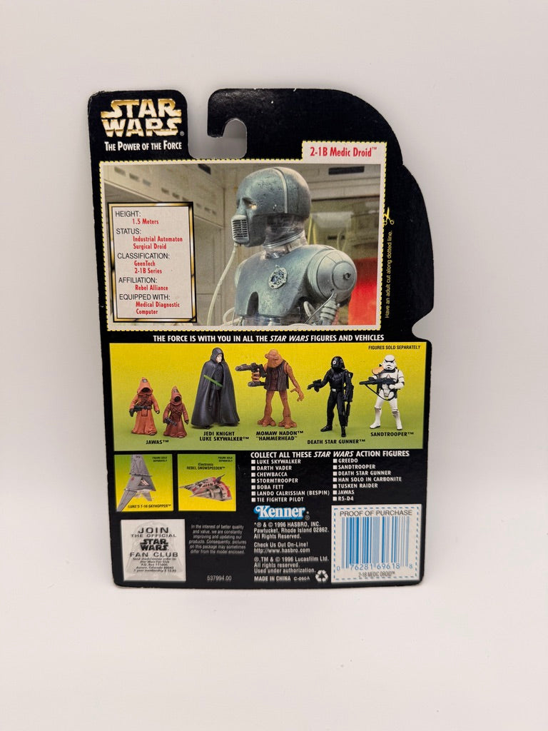 Kenner 1997 Star Wars The Power of the Force 2-1B Medic Droid