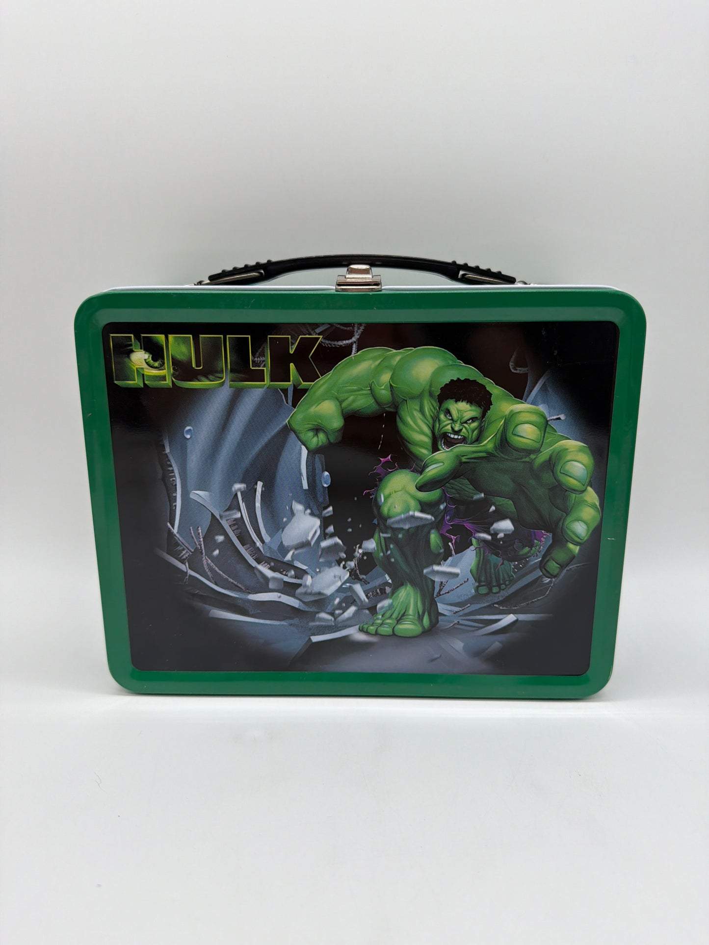 NECA 2003 Marvel Hulk Tin Lunch Box with Thermos