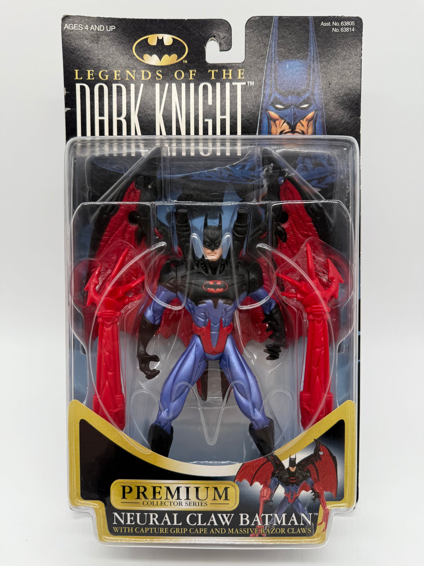 Hasbro 1996 Legends Of The Dark Knight Premium Collector Series Neural Claw Batman