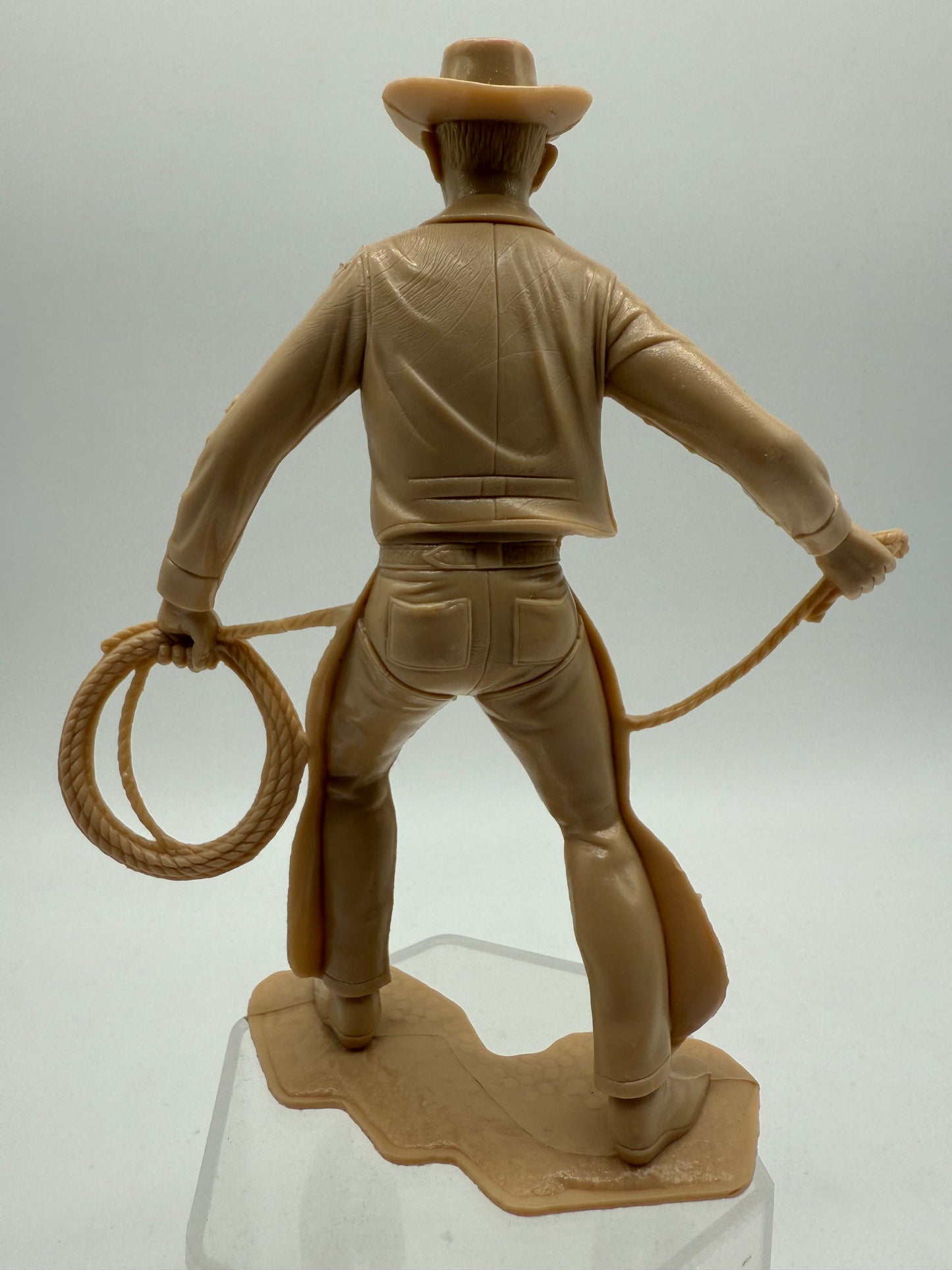 Vintage Louis Marx Plastic Cowboy (Tan) 1964