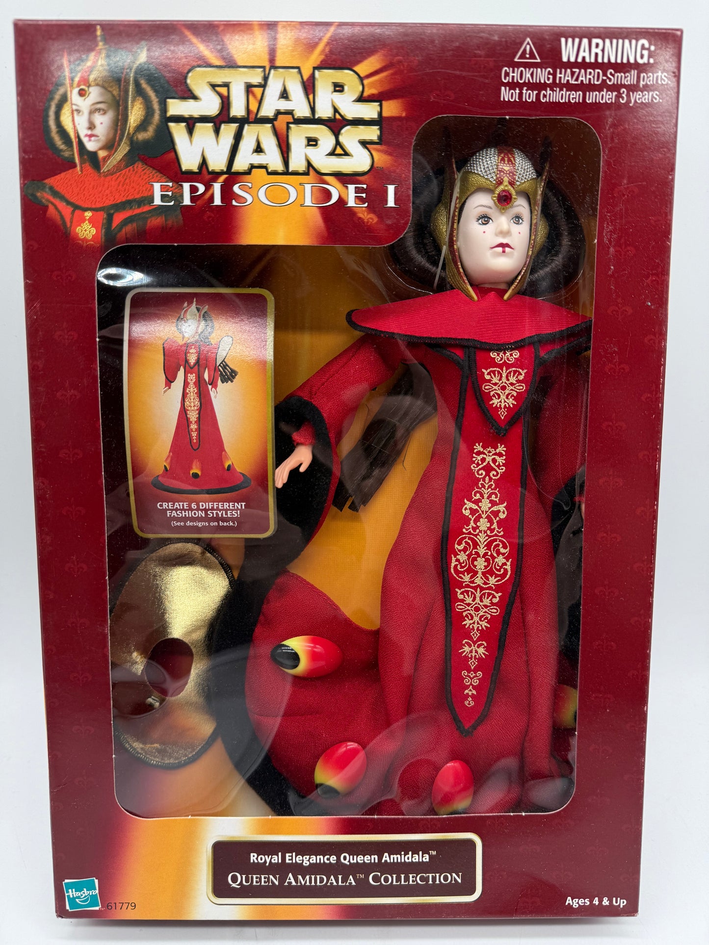 Hasbro 1998 Star Wars Episode 1 Royal Elegance Queen Amidala Queen Amidala Collection