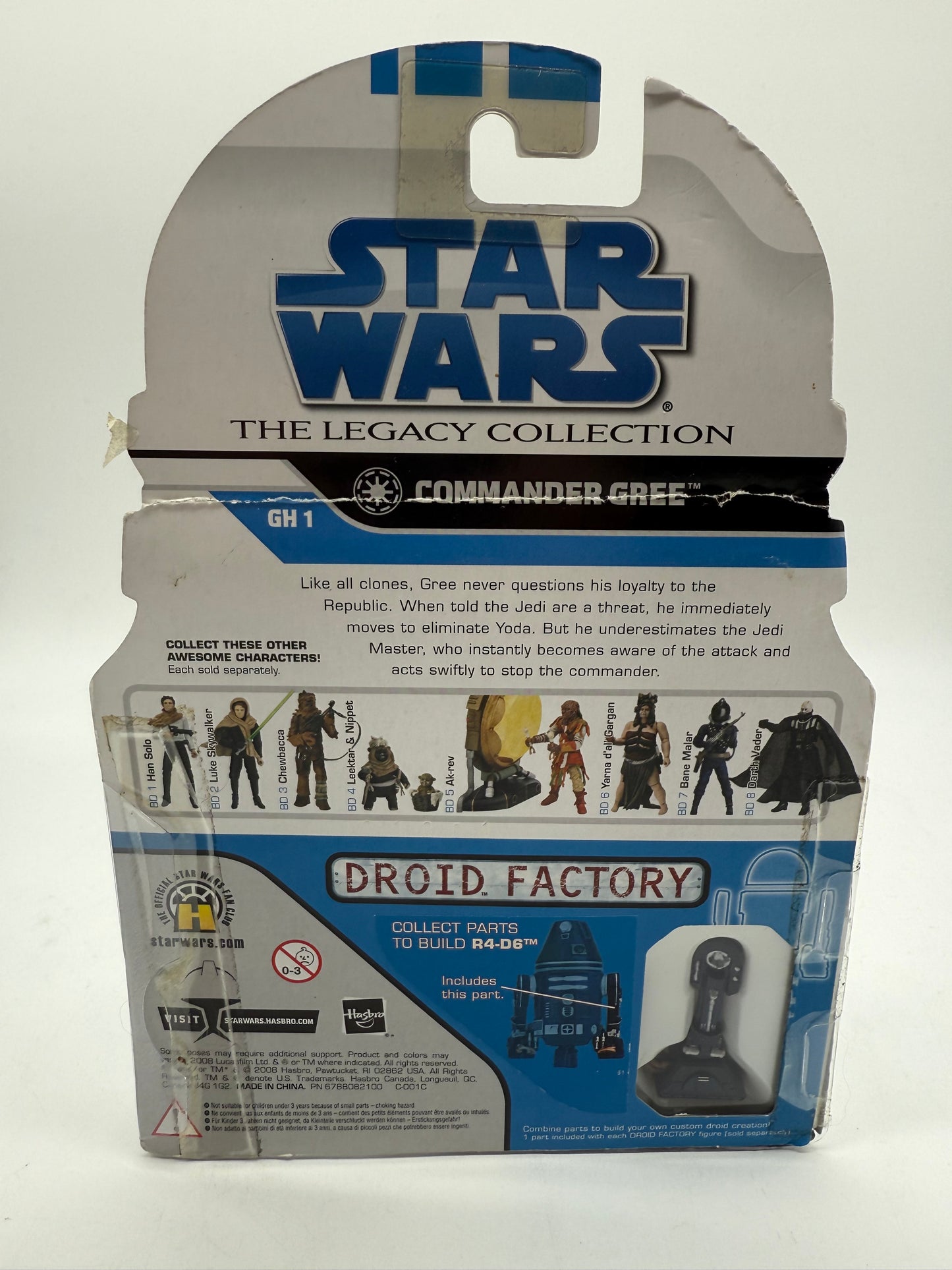 Star Wars Legacy Collection Commander Gree 2008 Hasbro