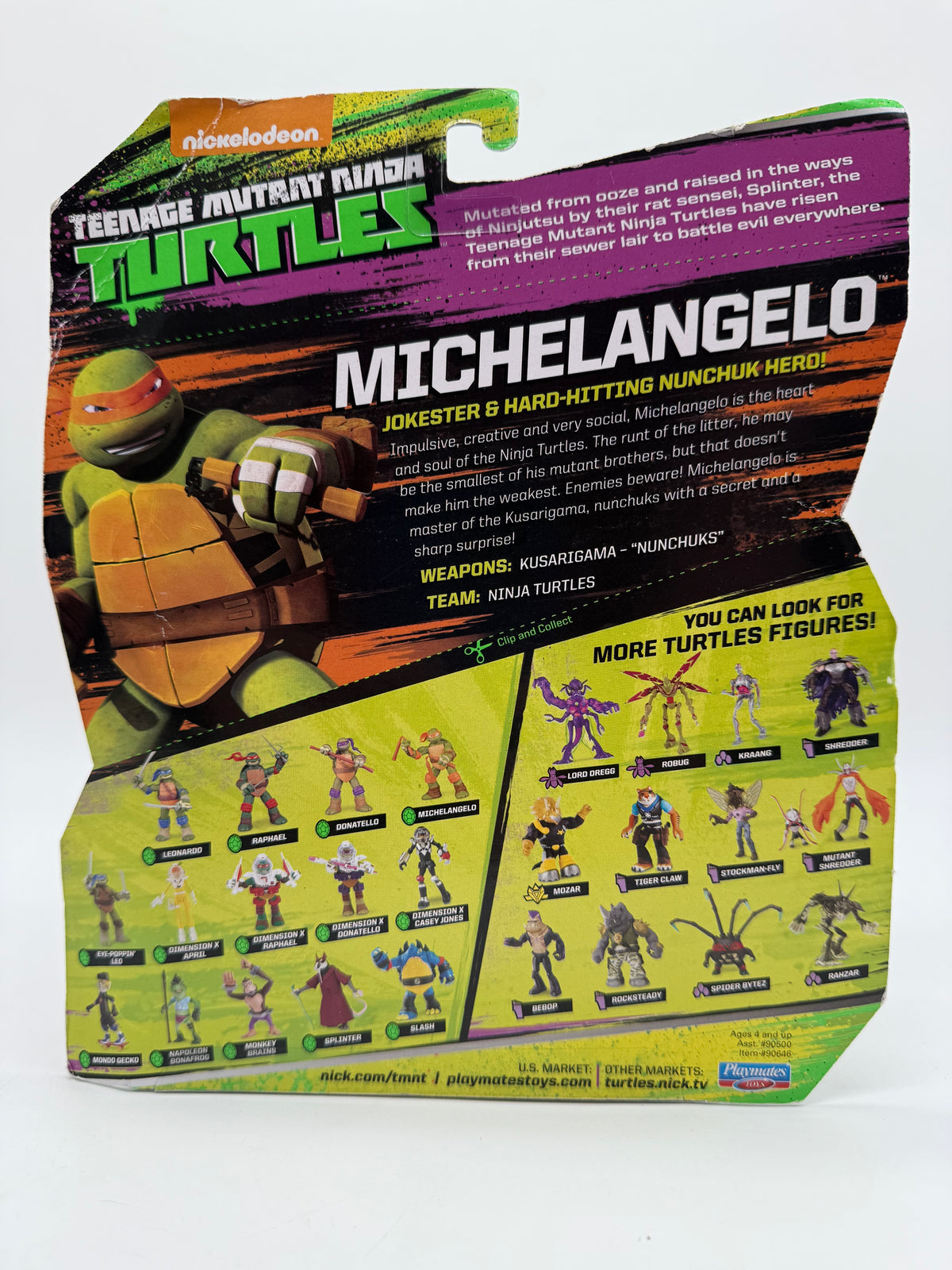 Playmates 2016 Nickelodeon Teenage Mutant Ninja Turtles Michelangelo, photo 2 of 2