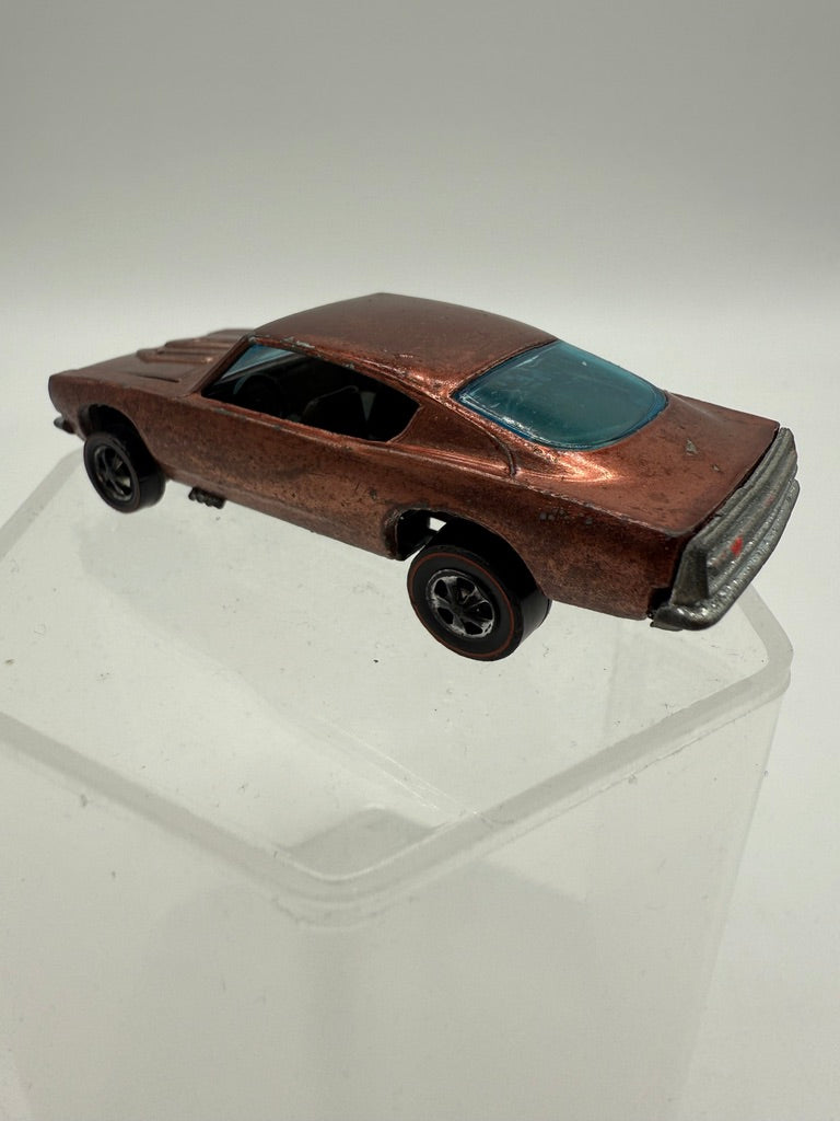 Hot Wheels Vintage Sweet 16 Redline Custom Barracuda (Copper Brown)1967 Mattel, photo 9 of 10