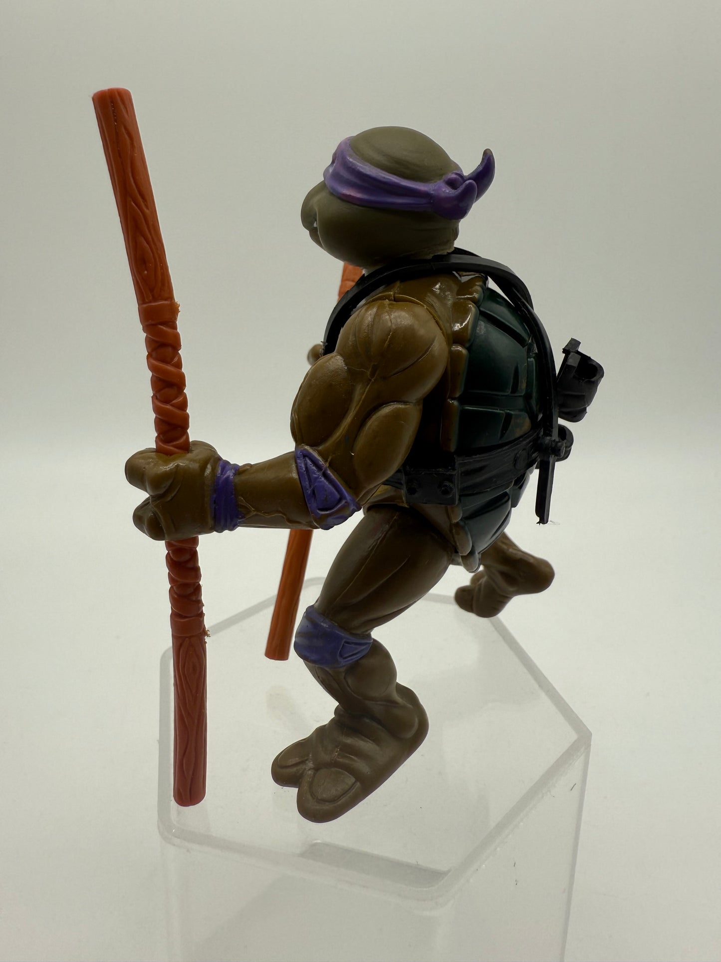 TMNT Vintage Donatello (Soft Head With Rack) 1988 Playmates