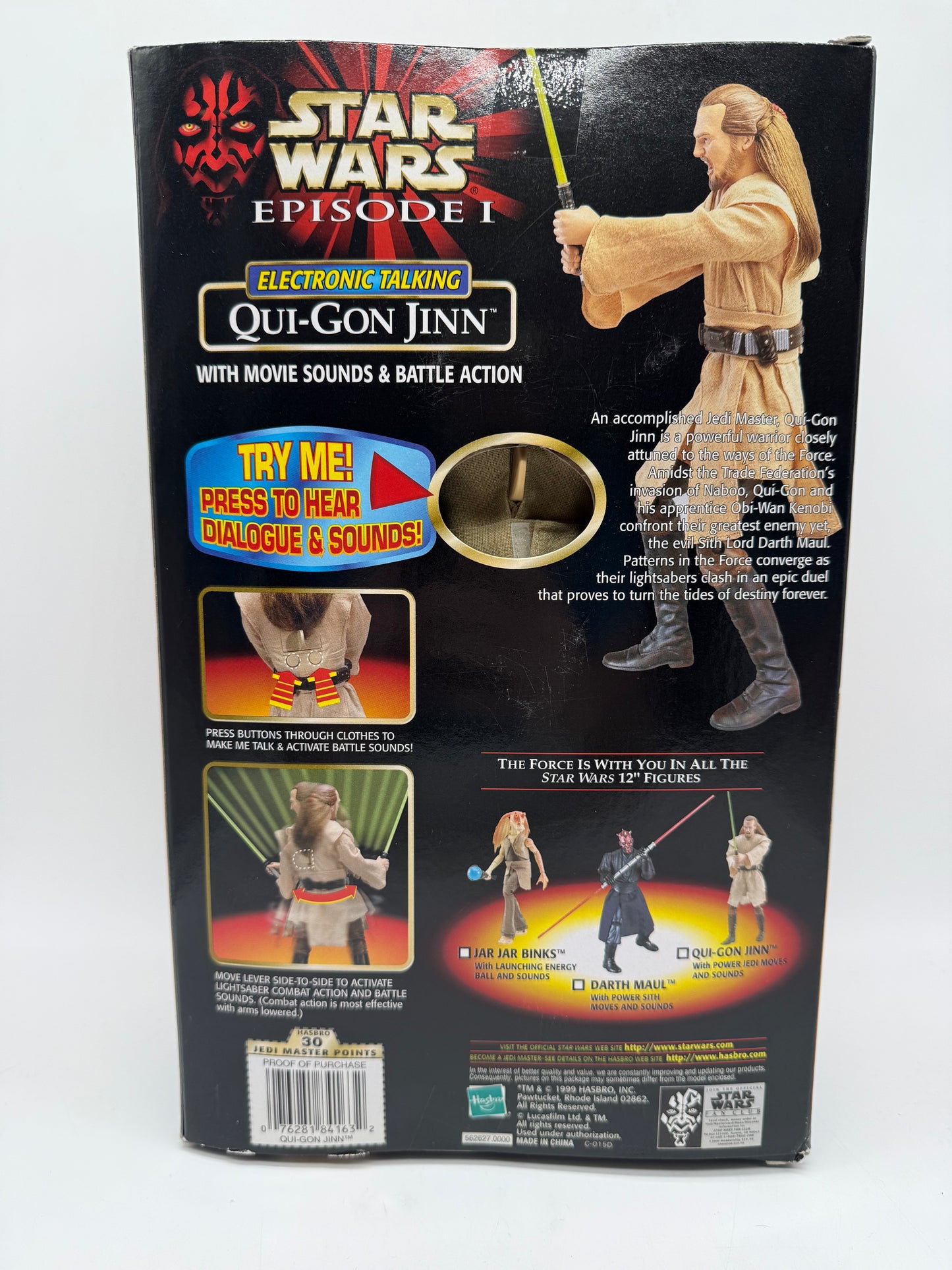 Hasbro 1999 Star Wars Episode 1 Qui-Gon Jinn