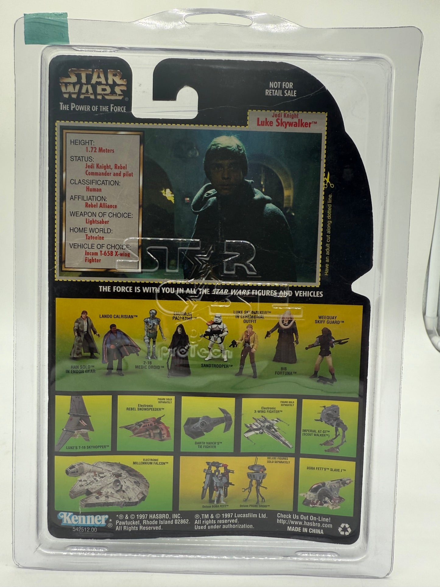Hasbro 1997 Special Trilogy Edition Star Wars The Power Of The Force Luke Skywalker Jedi Knight Theater Edition