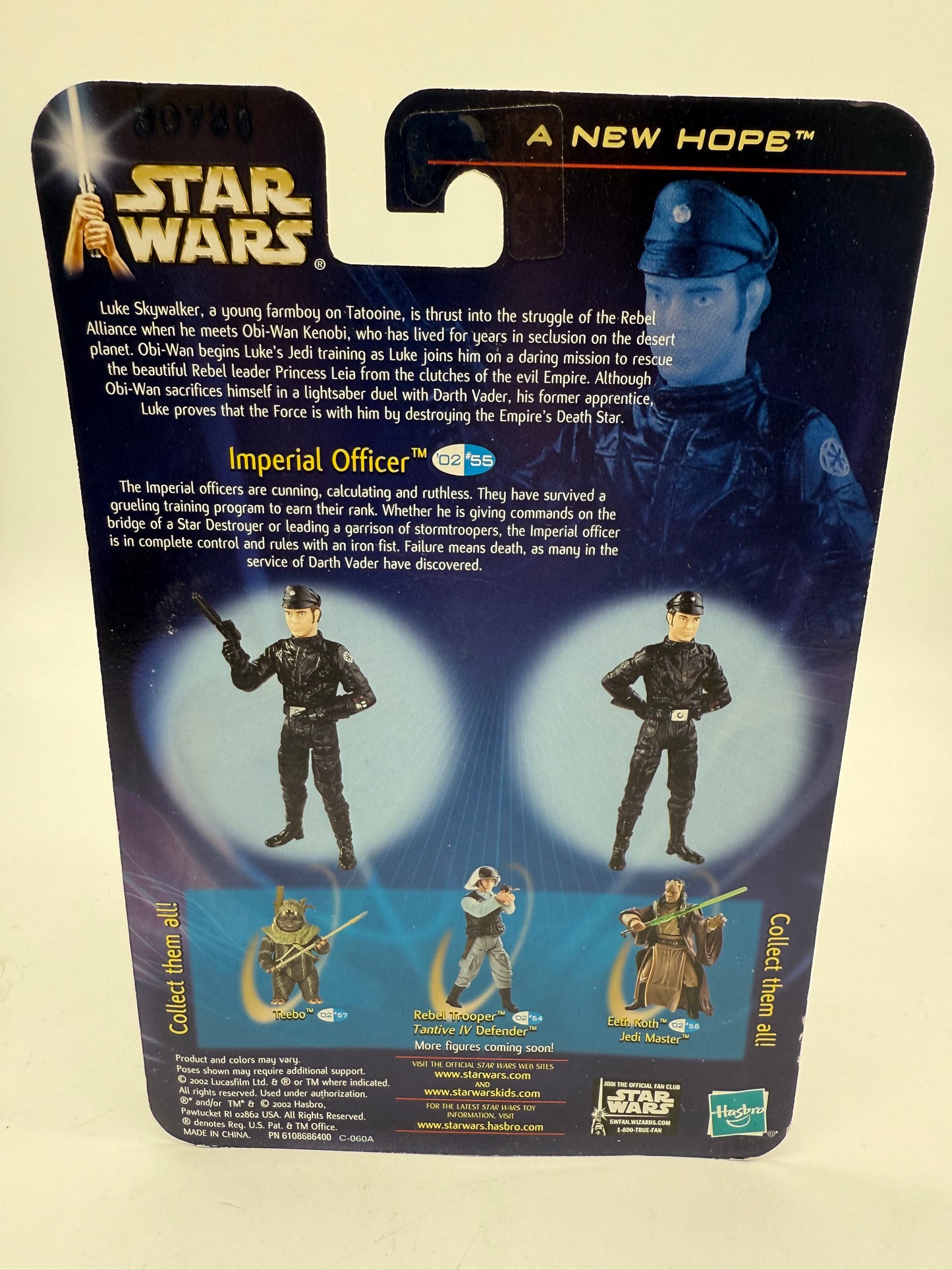 Star Wars Imperial Officer 2002 Hasbro