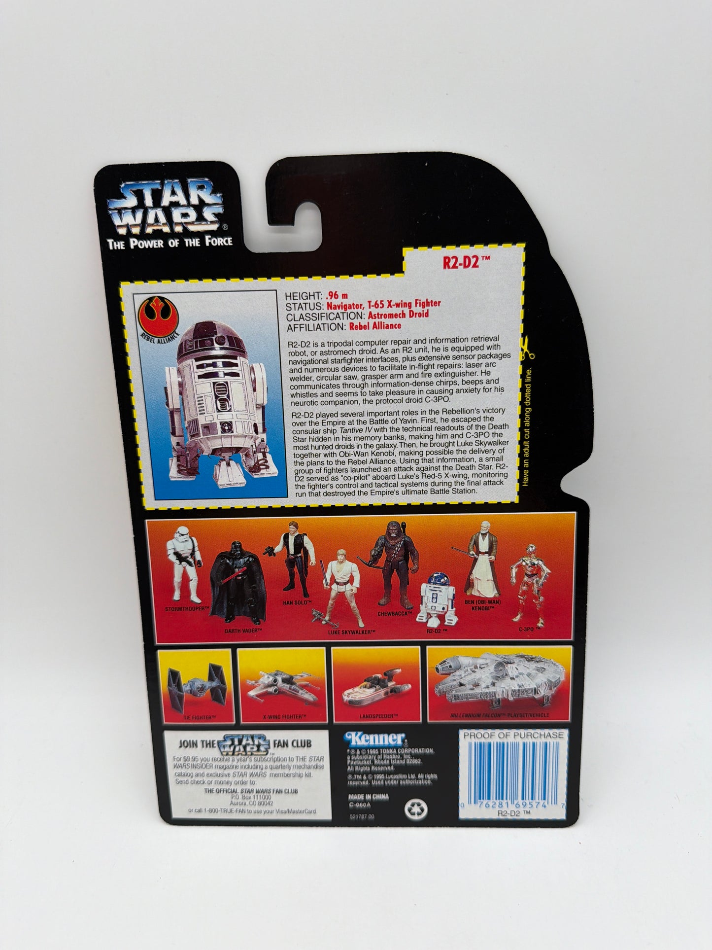 Kenner 1995 Star Wars The Power of The Force R2-D2
