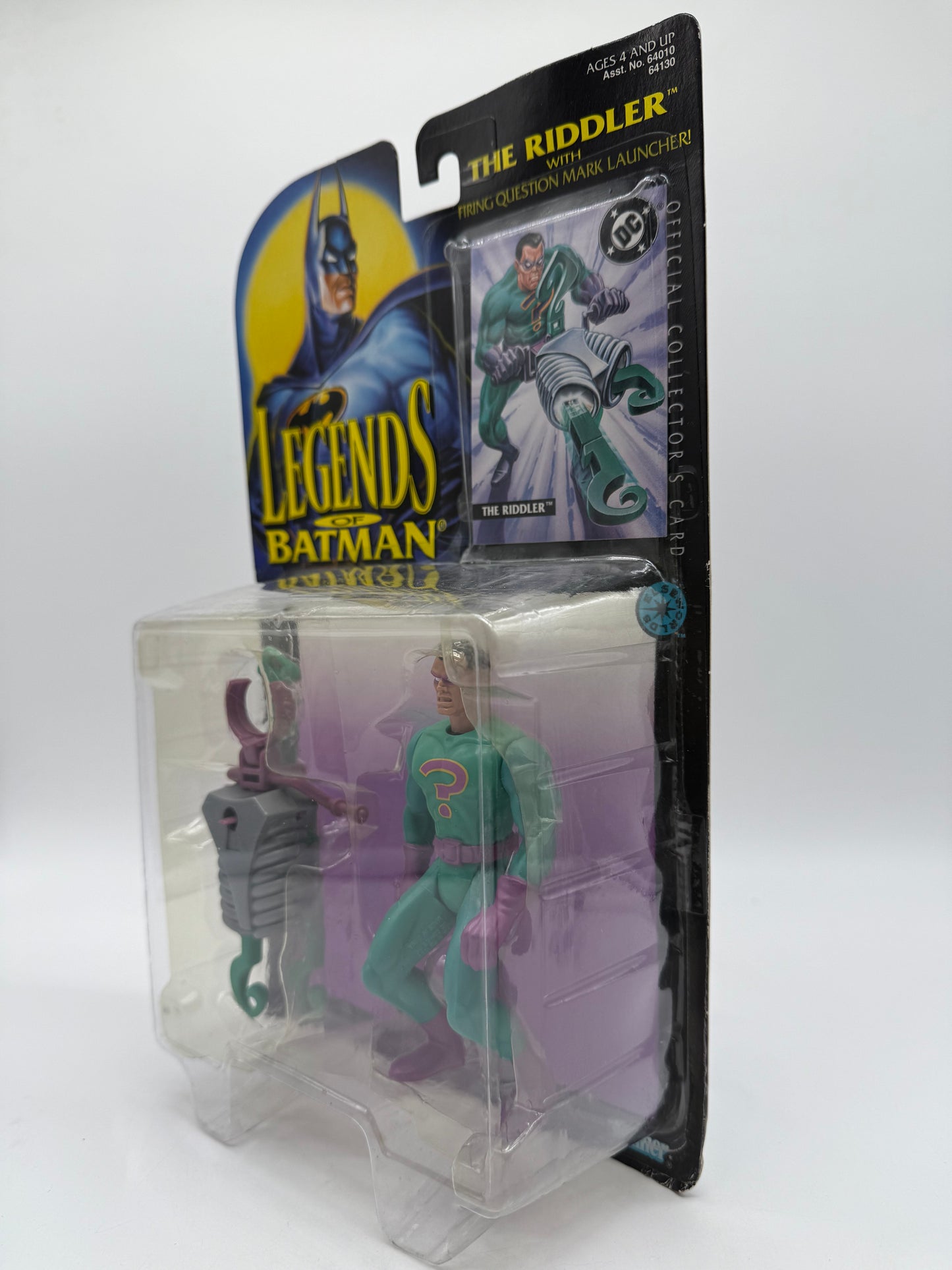 Kenner 1995 Legends of Batman The Riddler (With Firing Question Mark Launcher)